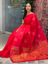 Traditional Zari Woven Buta Detailed Soft Silk Saree | PS120
