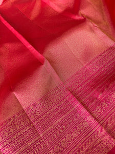 Geometrical Floral Design Kanchipuram Saree | SME101