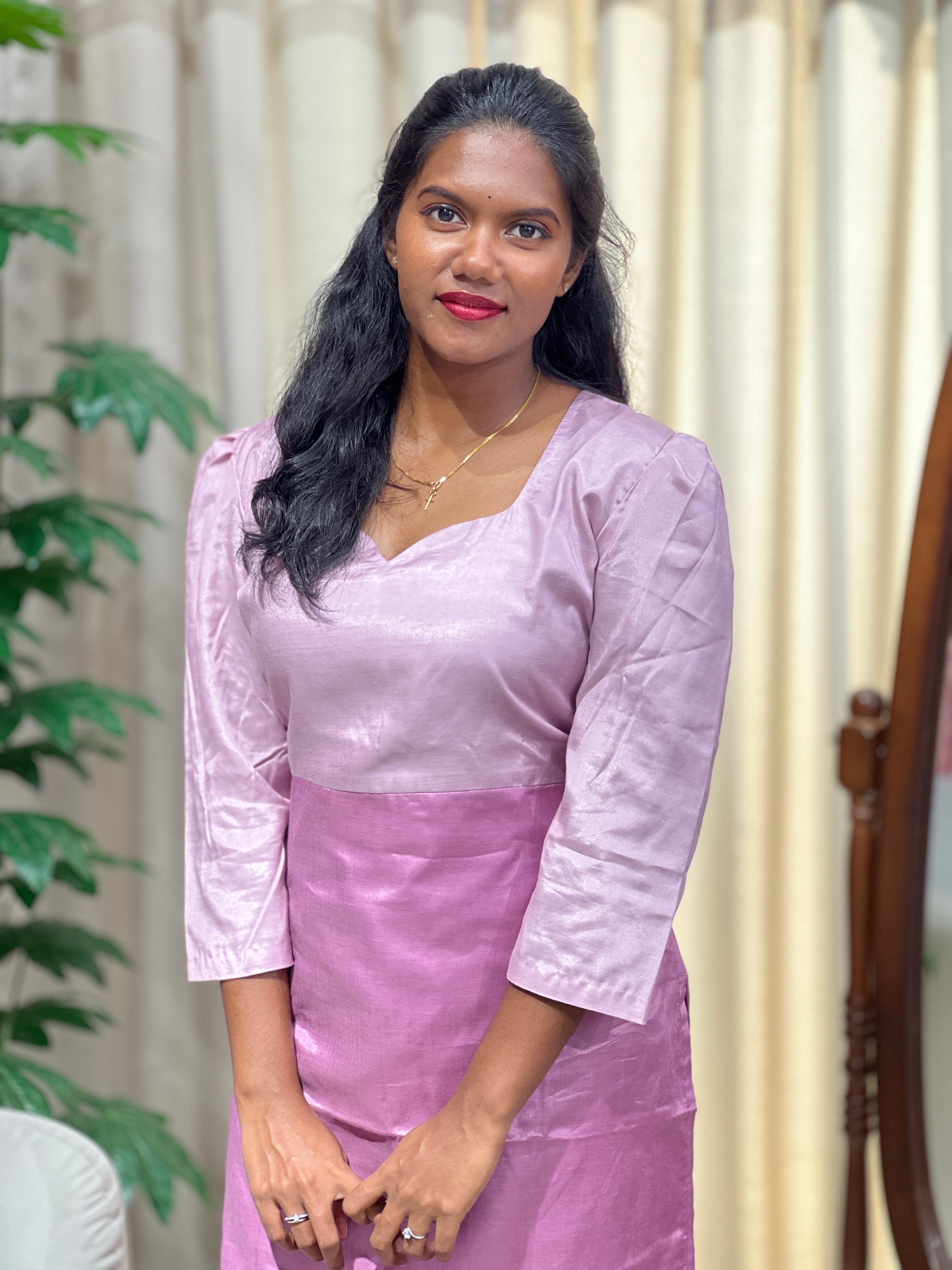 Double Shaded Cotton Silk Kurta | DNT1121