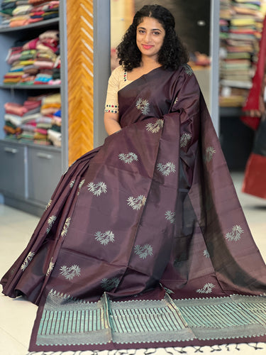 Buta Weaving Soft Silk Saree | TT147