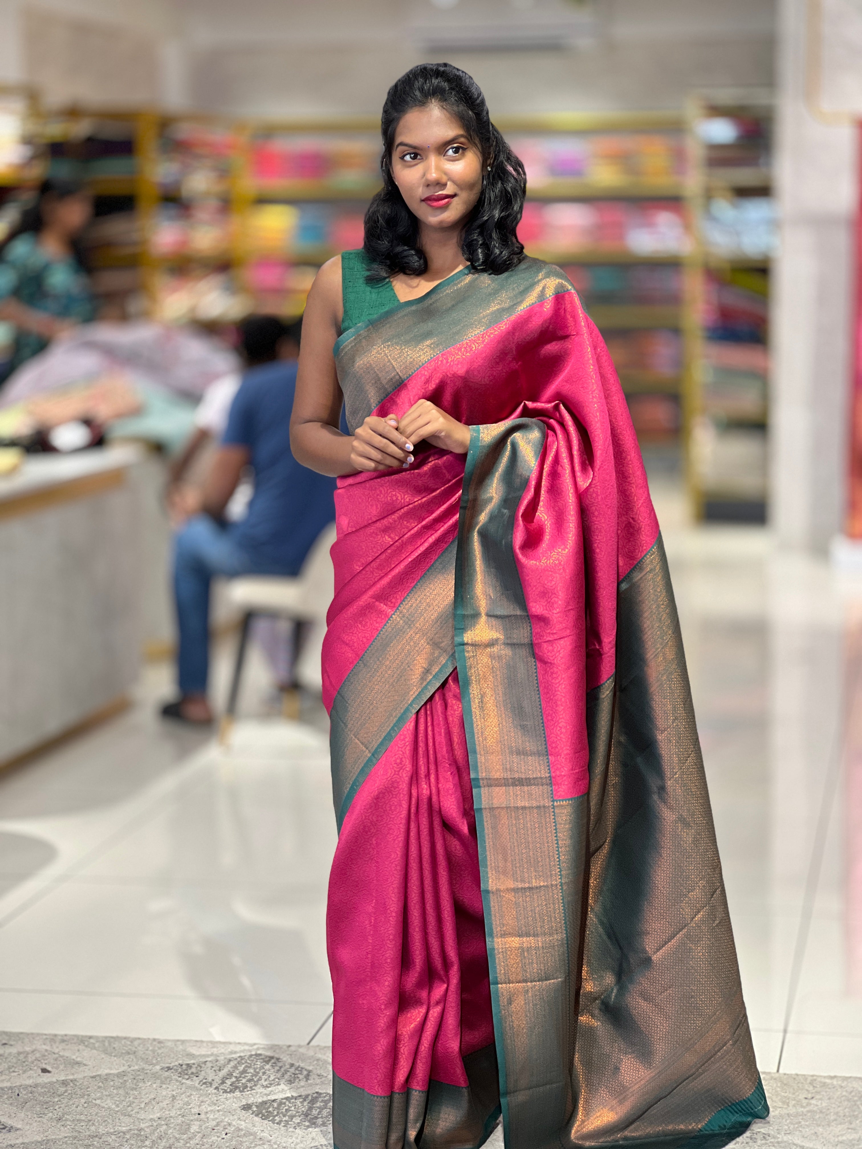 Zari Woven Semi Silk Saree | KAC126