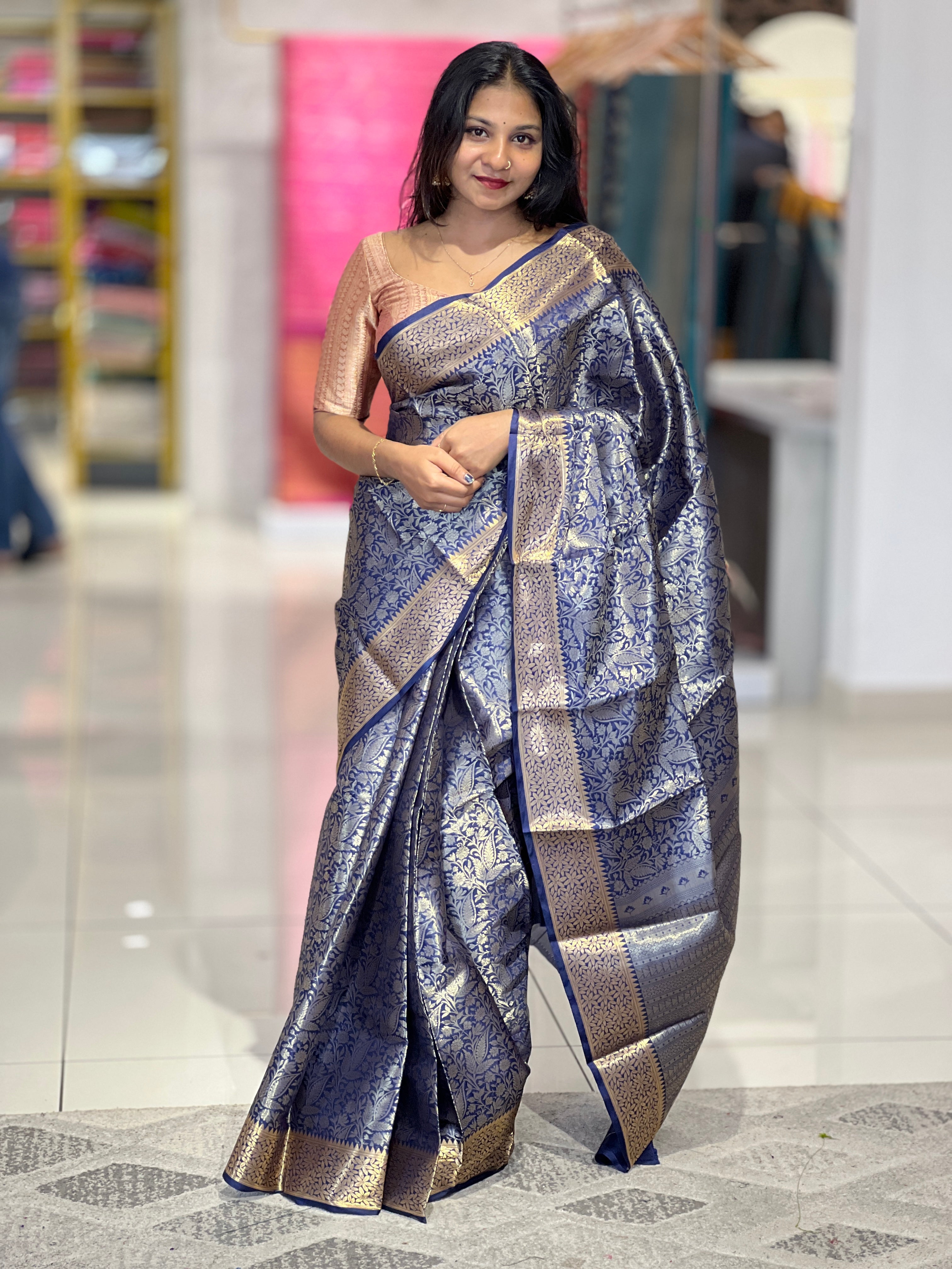 Banarasi Woven Semi Silk Saree | NN264