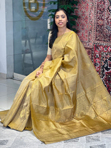 Traditional Zari Woven Buta Detailed Soft Silk Saree | PS126