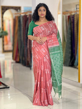 Printed Tussar Finish Saree | US215