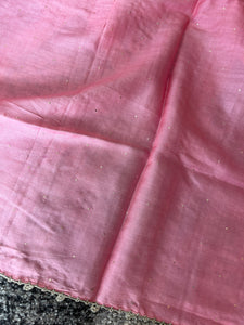 Badla Check Patterned Tussar Saree | RGD254