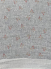 Floral Digital Print Detailed Linen Saree | MR405
