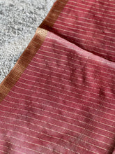 Basket Weaved Tissue Tussar Saree | RGD237