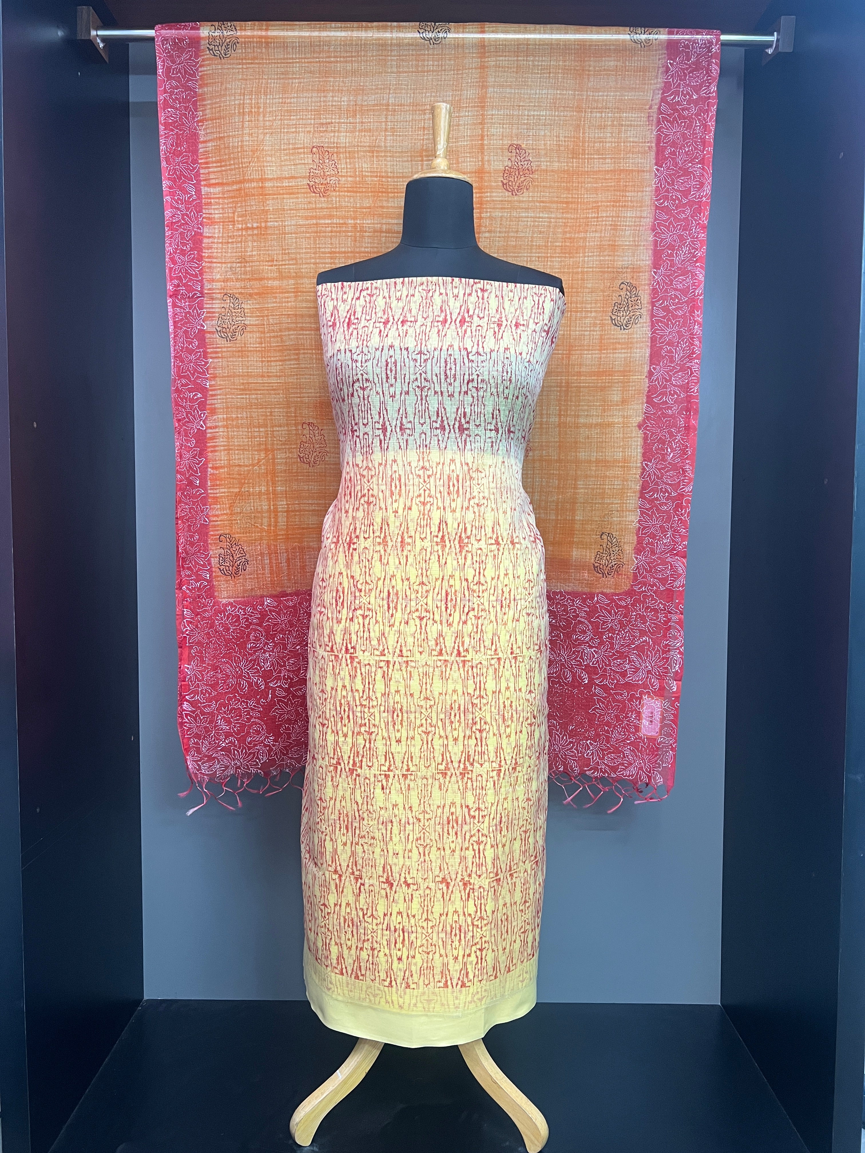 Hand Block Printed Kota Salwar Set | RK319