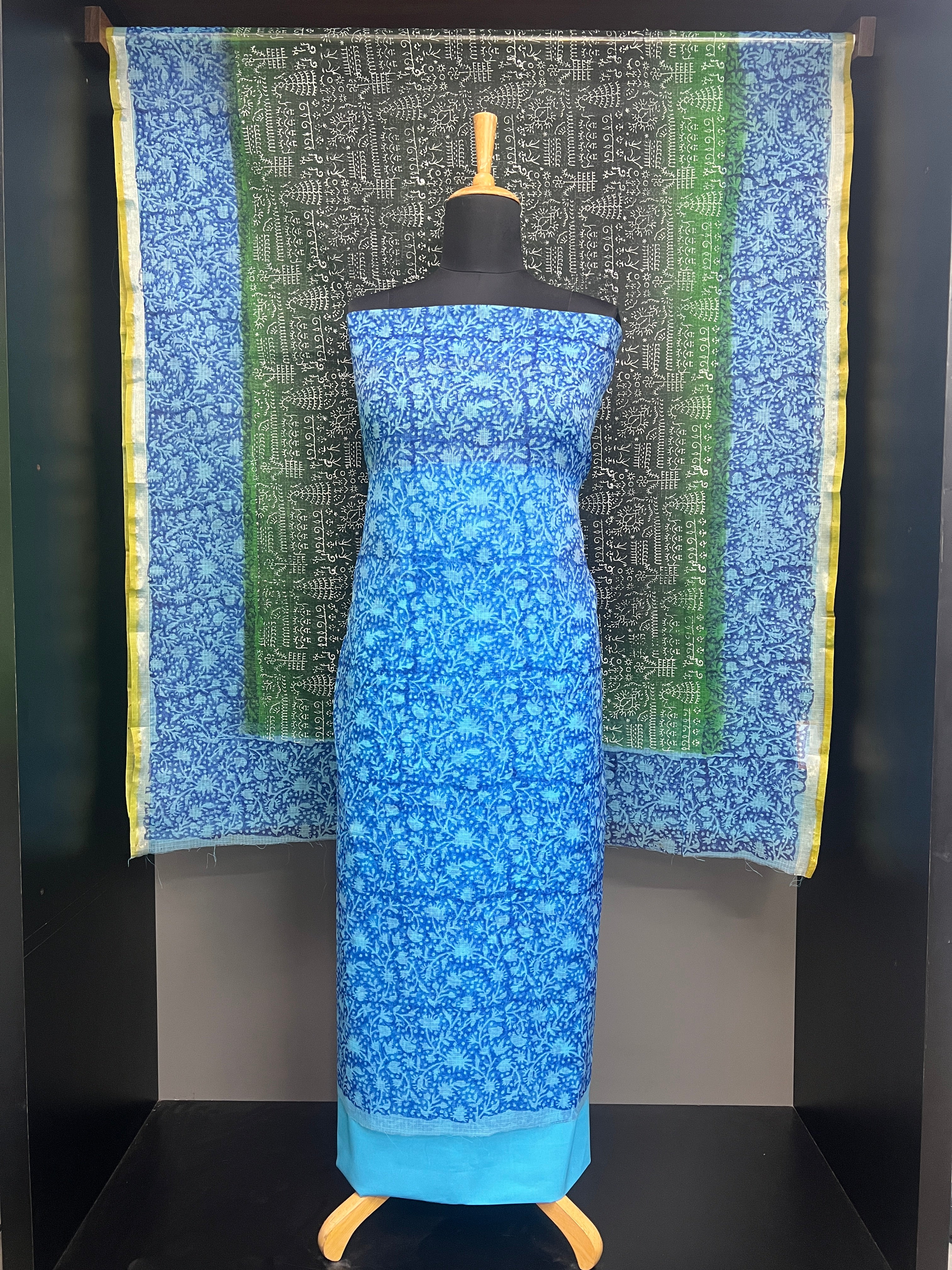 Block Printed Kota Salwar Set | RK321