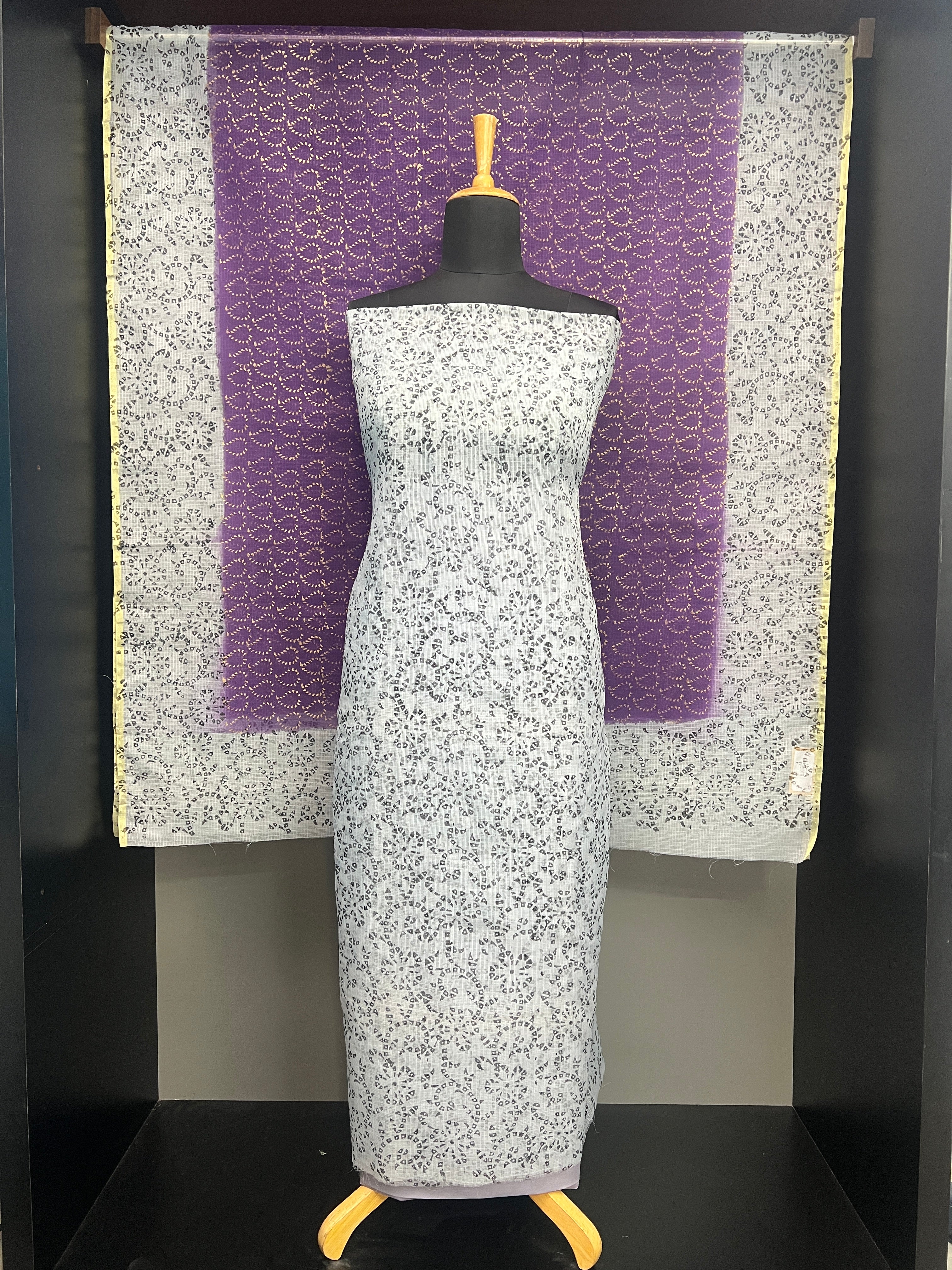 Geometric Printed Kota Salwar Set | RK316