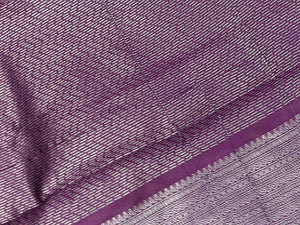 Traditional Silver Zari Buta Weaved Semi Silk Saree | HT162