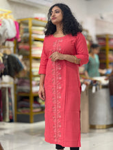 Embroidery Cotton Blended Kurta | VS123