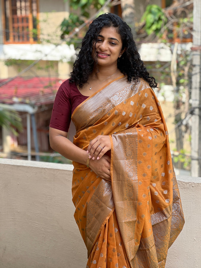 Banarasi Weaved Organza Saree | JBE117