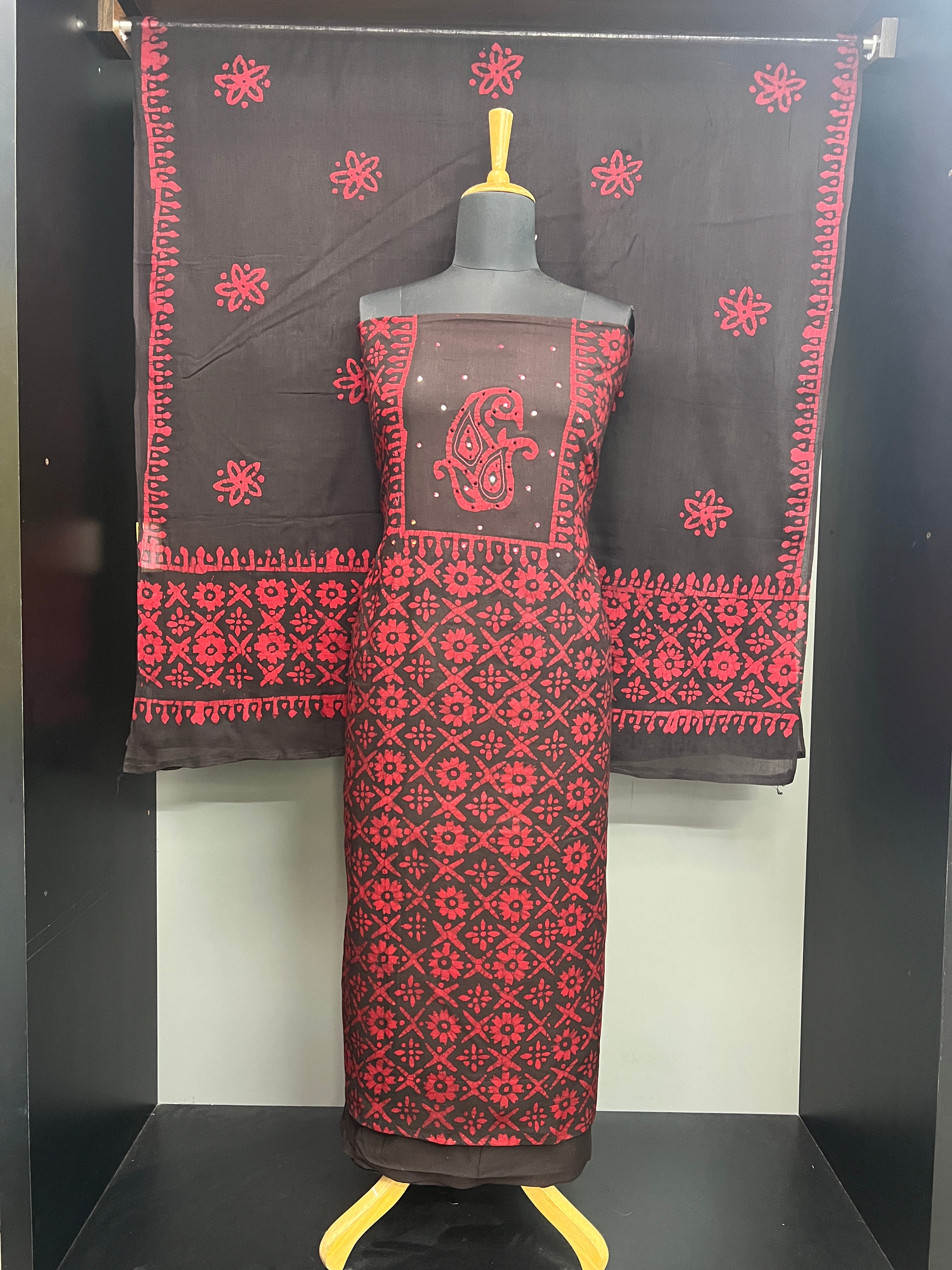 Batik Printed Cotton Salwar Set | SW2296