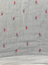 Floral Digital Print Detailed Linen Saree | MR399