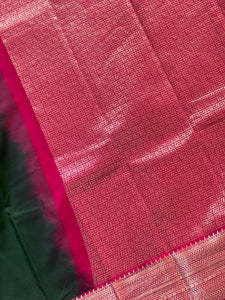 Geometrical Weaving Border Semi Silk Saree | SKT109