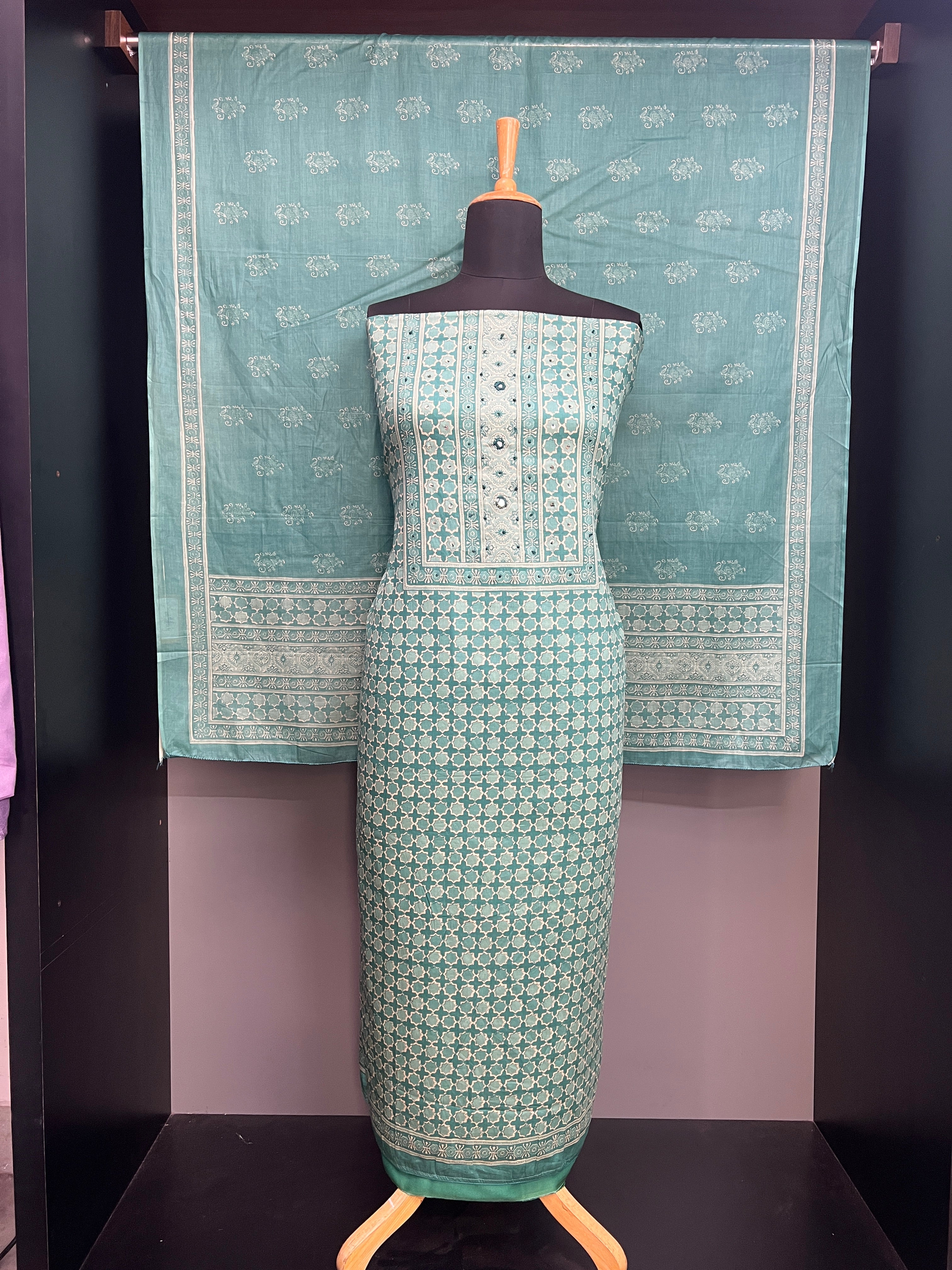 Digital Printed Cotton Salwar Set | SW2381