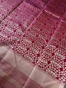 Floral Pattern Kanchipuram Saree | OM149