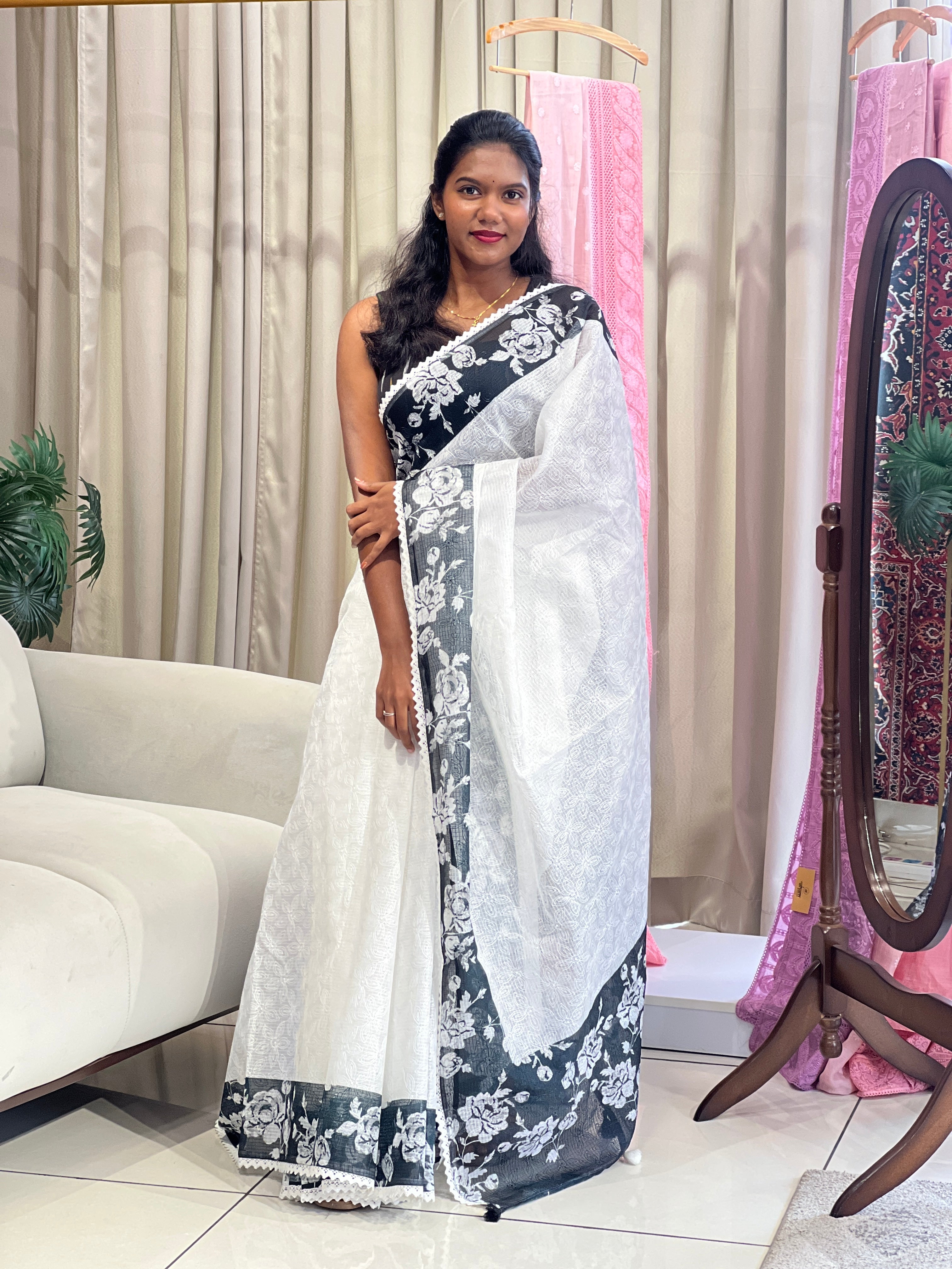 Digital Printed Super Net Kota Saree | MR497