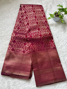 Floral Pattern Kanchipuram Saree | OM149