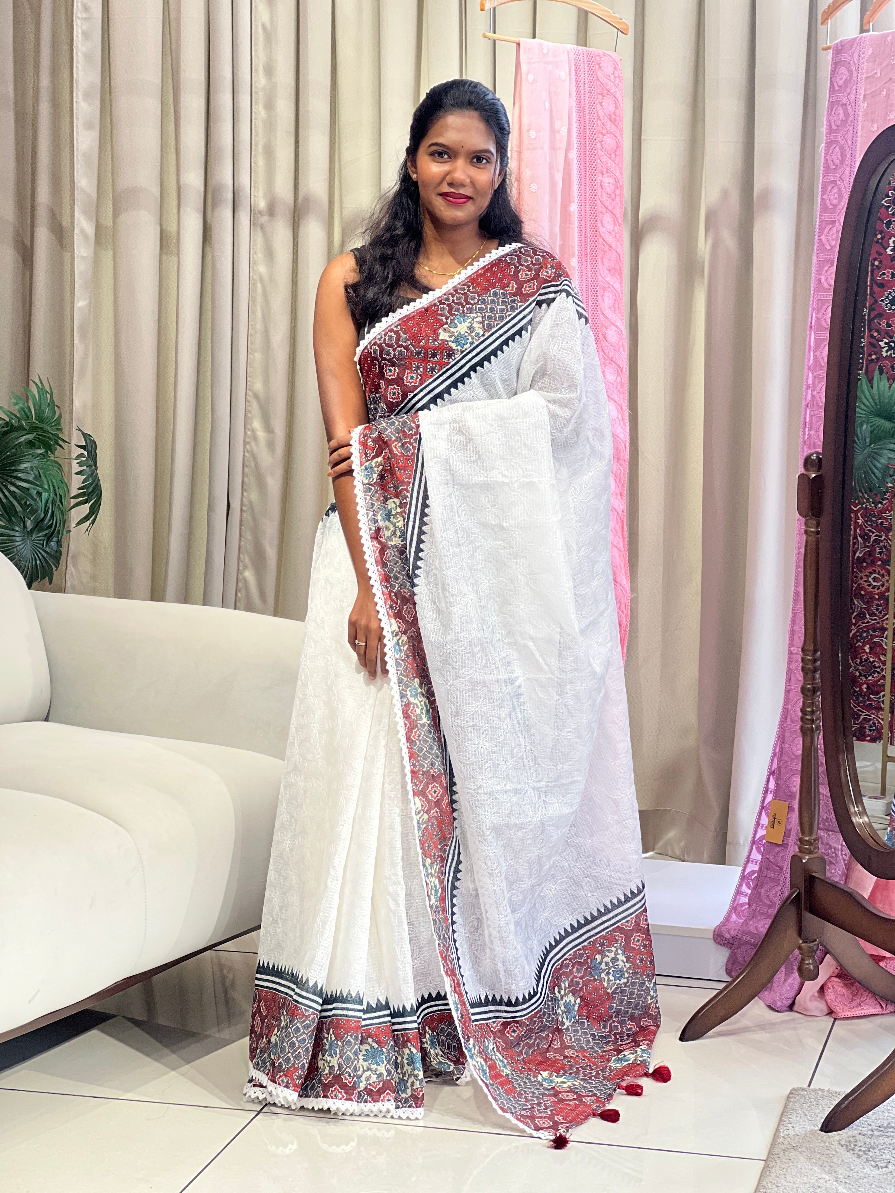 Digital Printed Super Net Kota Saree | MR496