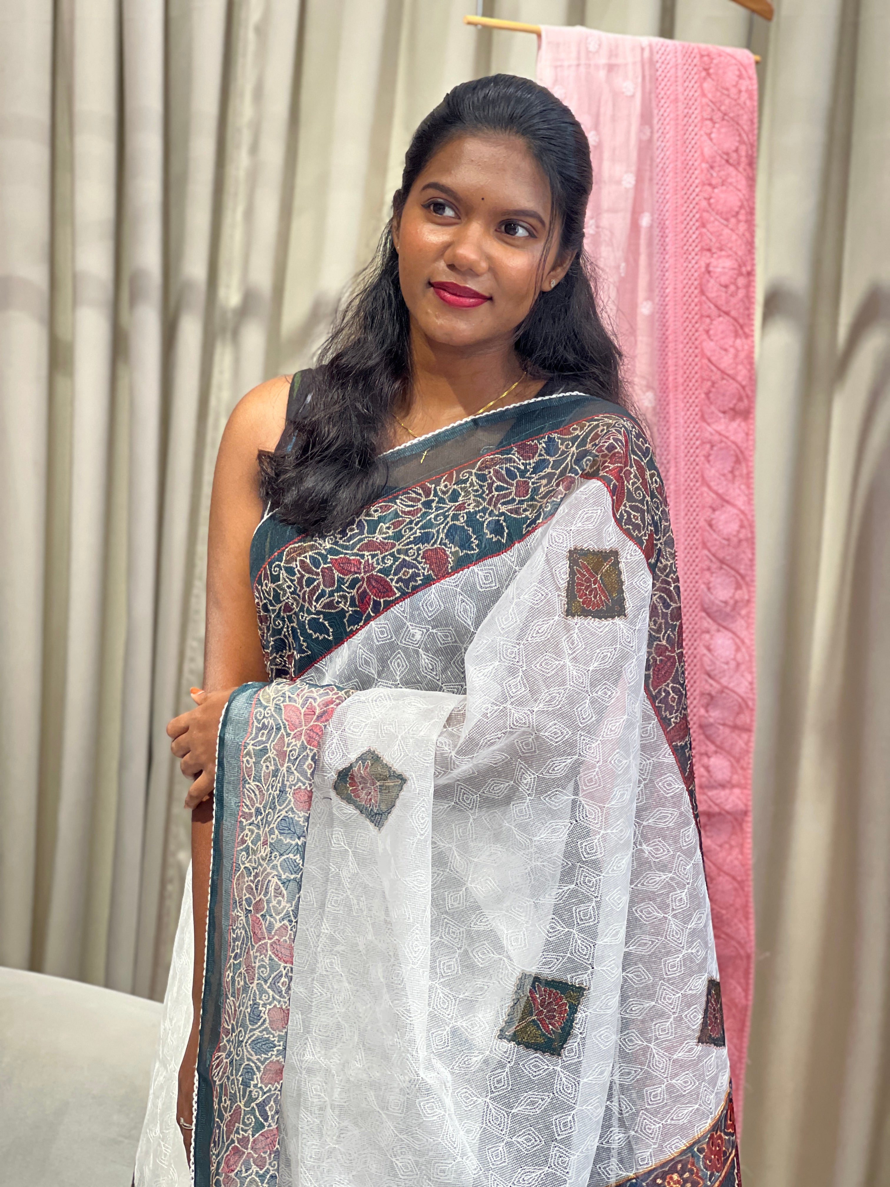 Digital Printed Super Net Kota Saree | MR495
