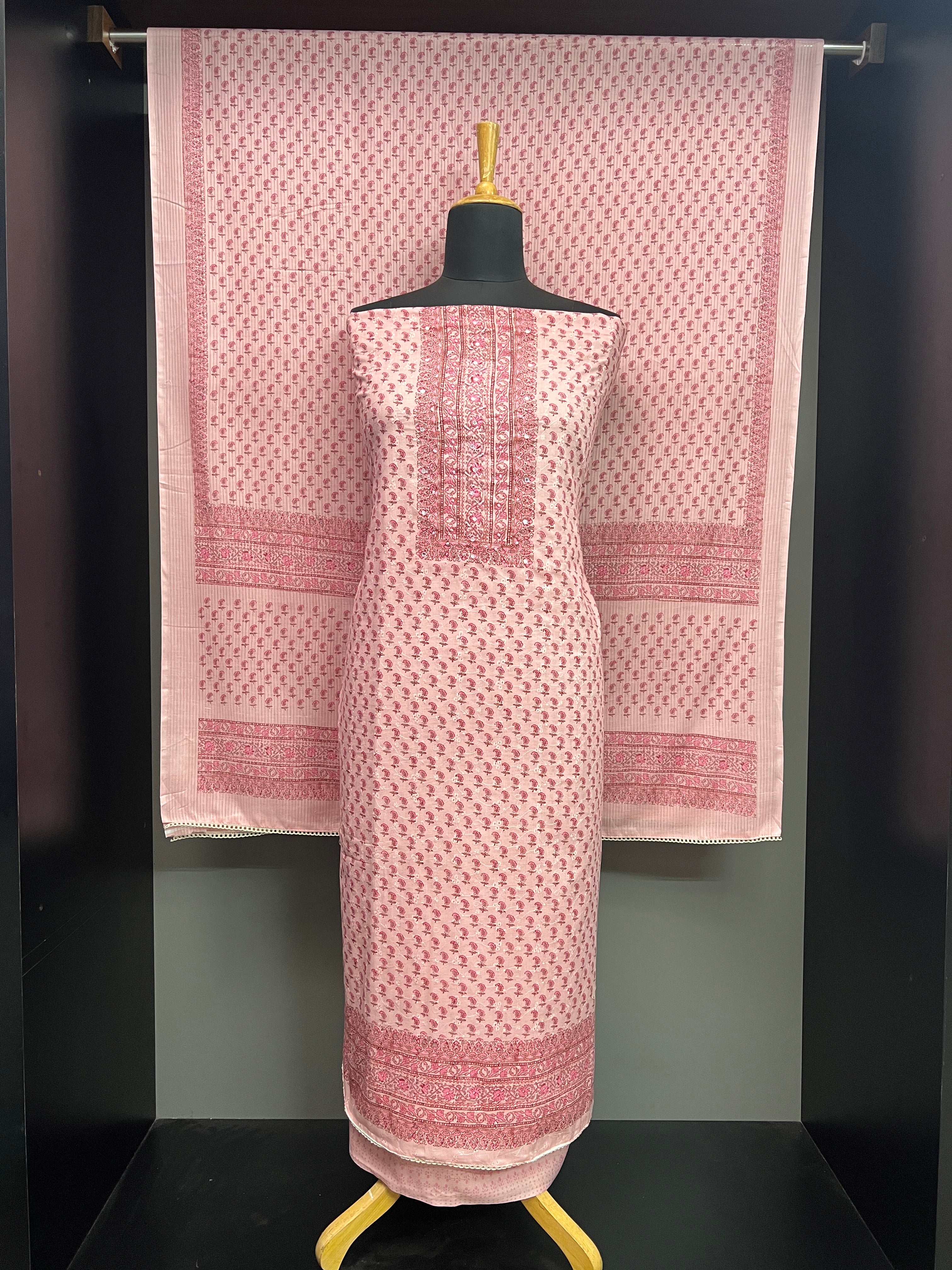 Paisley Printed Cotton Salwar Set | SW2392