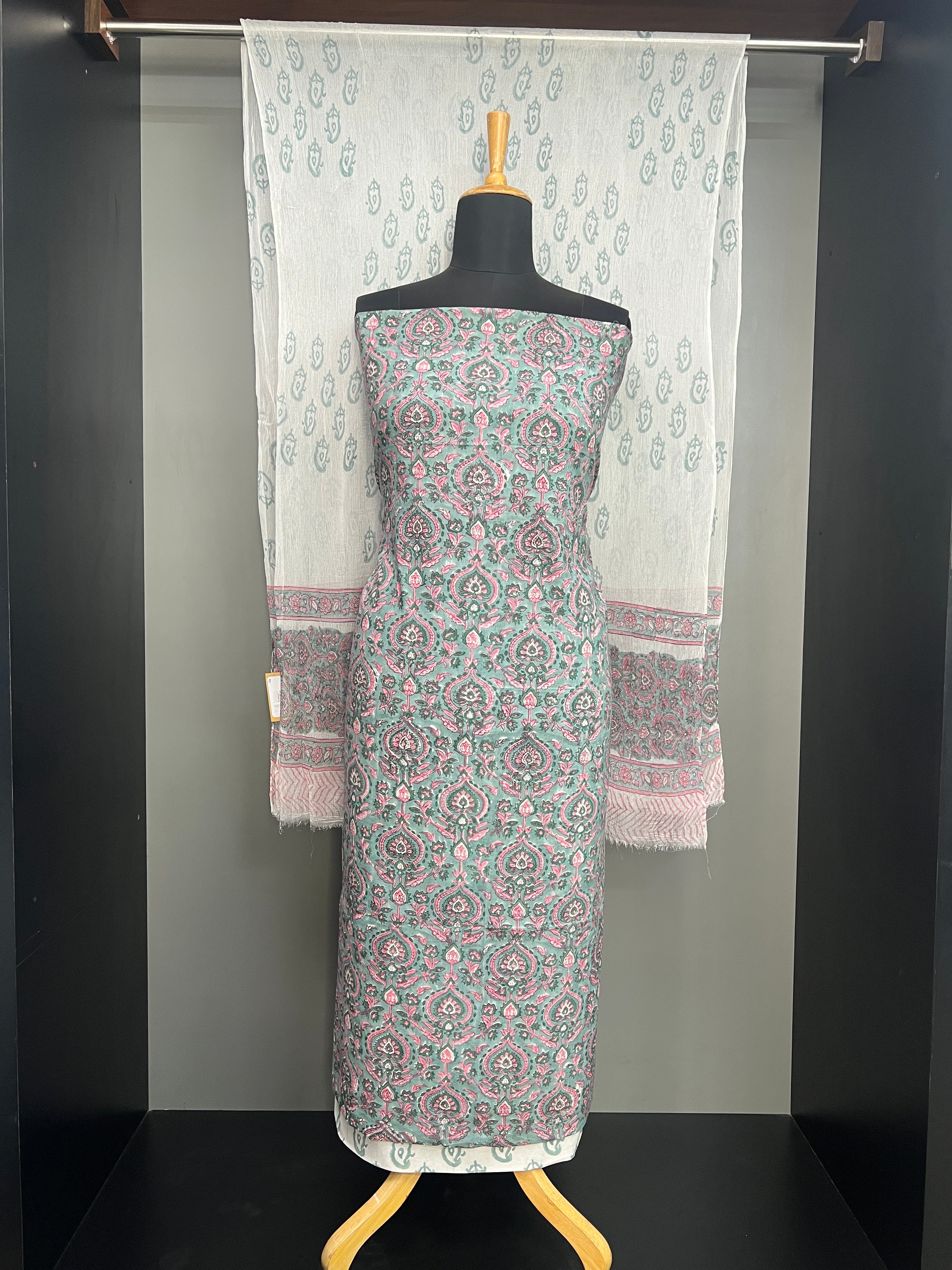 Floral Printed Cotton Salwar Set | VFC508