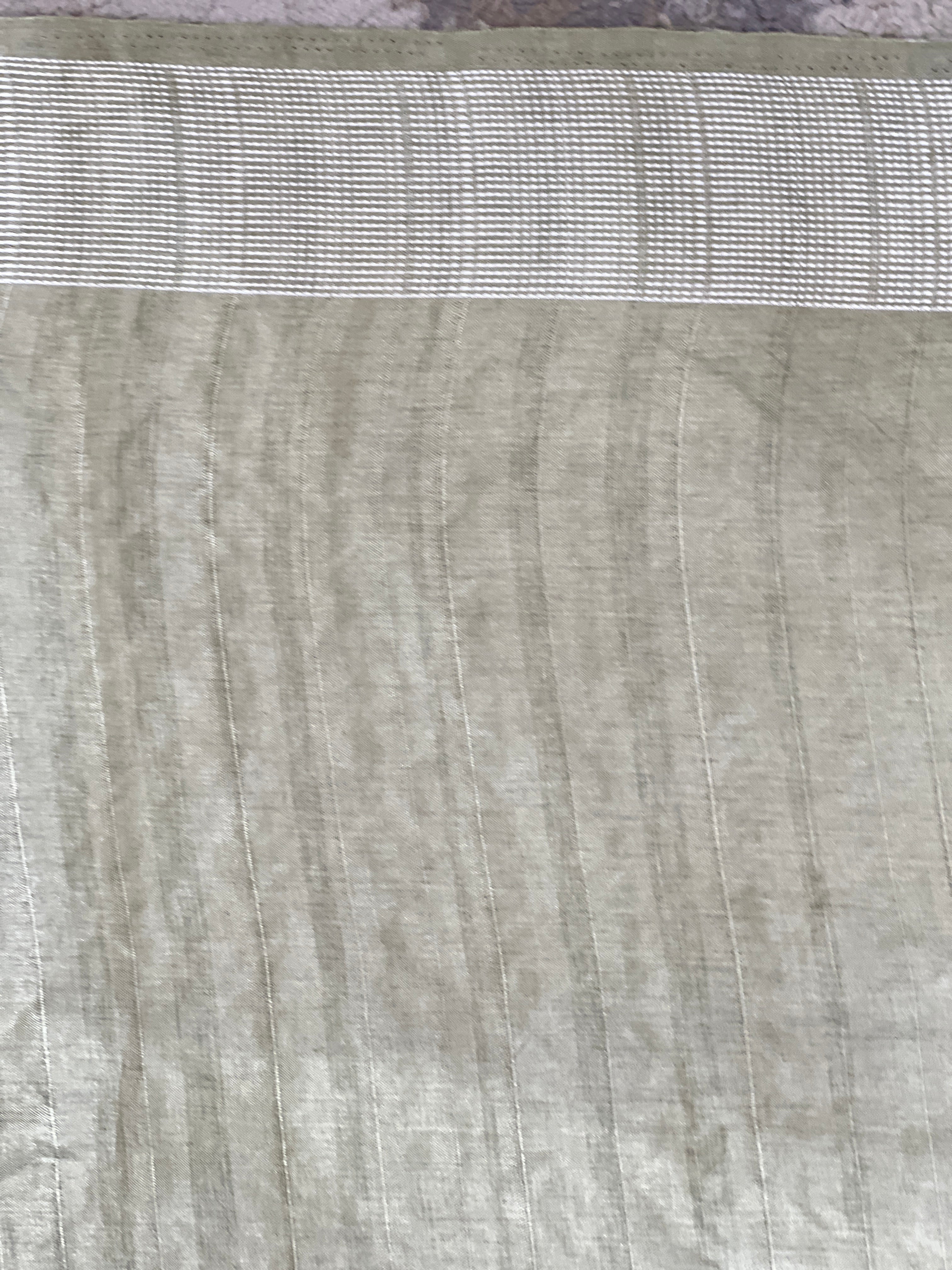 Cross Stitch Embroidery Semi Tussar Saree | SUN796