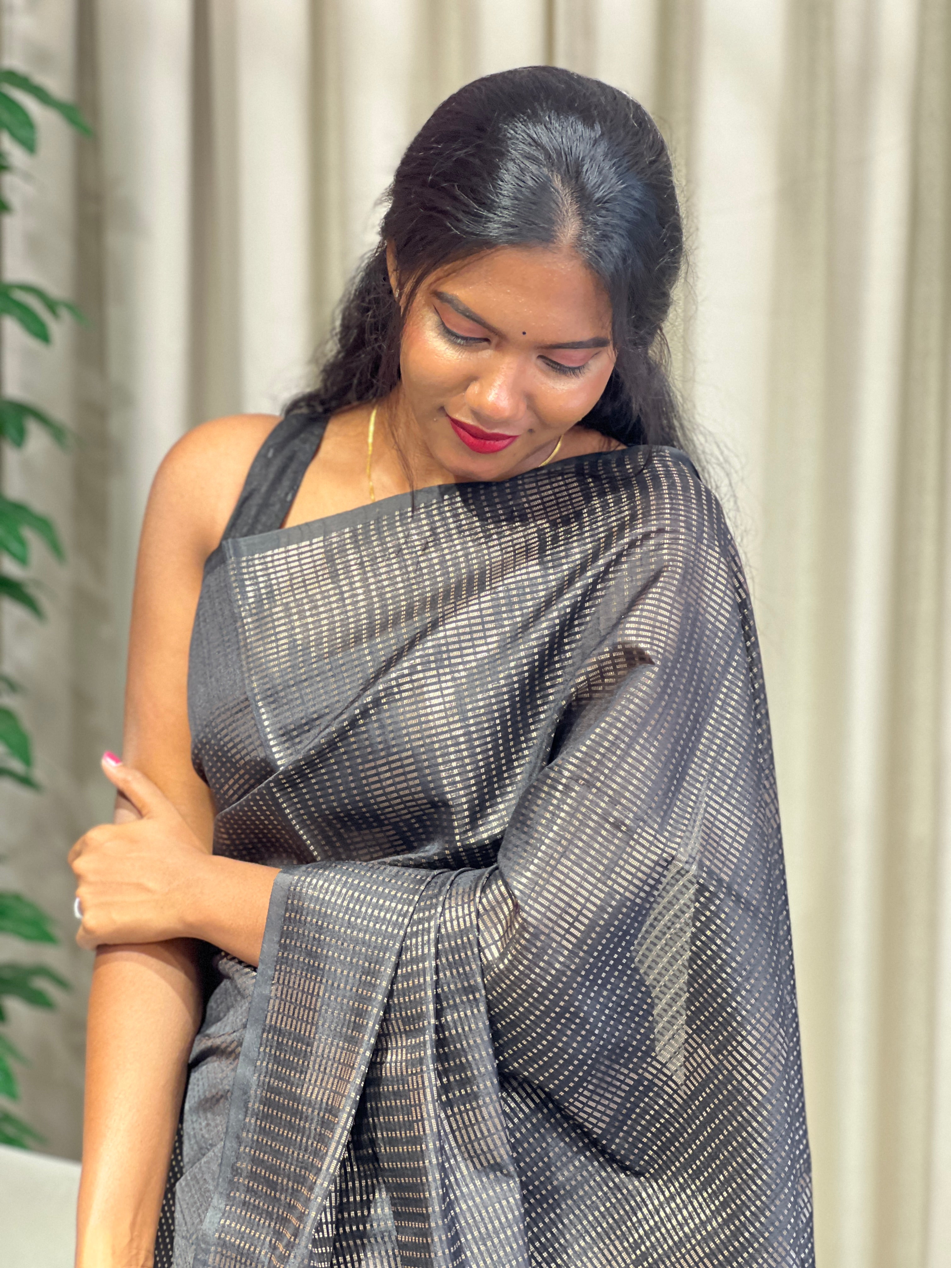 Zari Woven Cotton Silk Saree | YNG1034