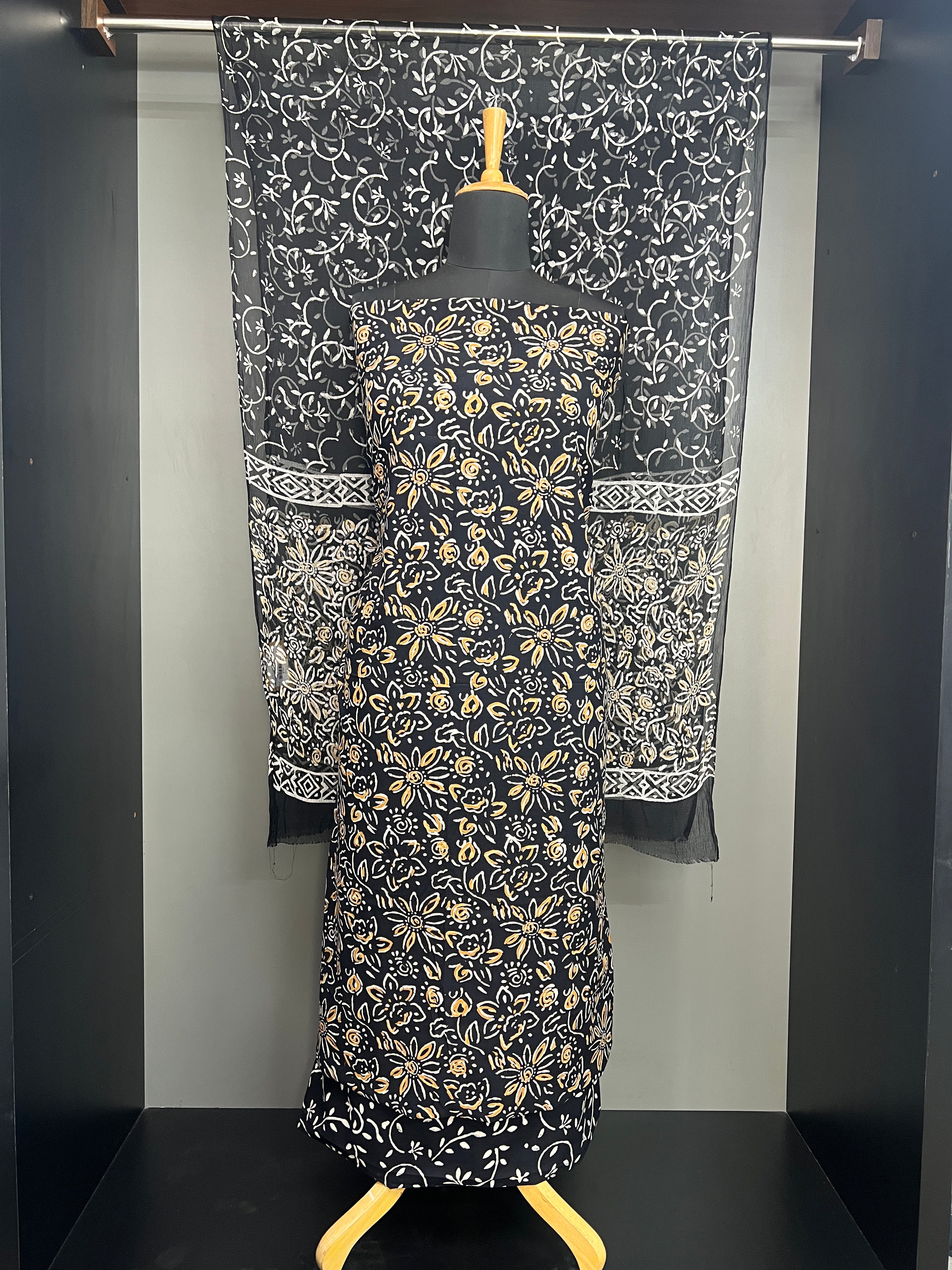 Floral Printed Cotton Salwar Set | VFC520