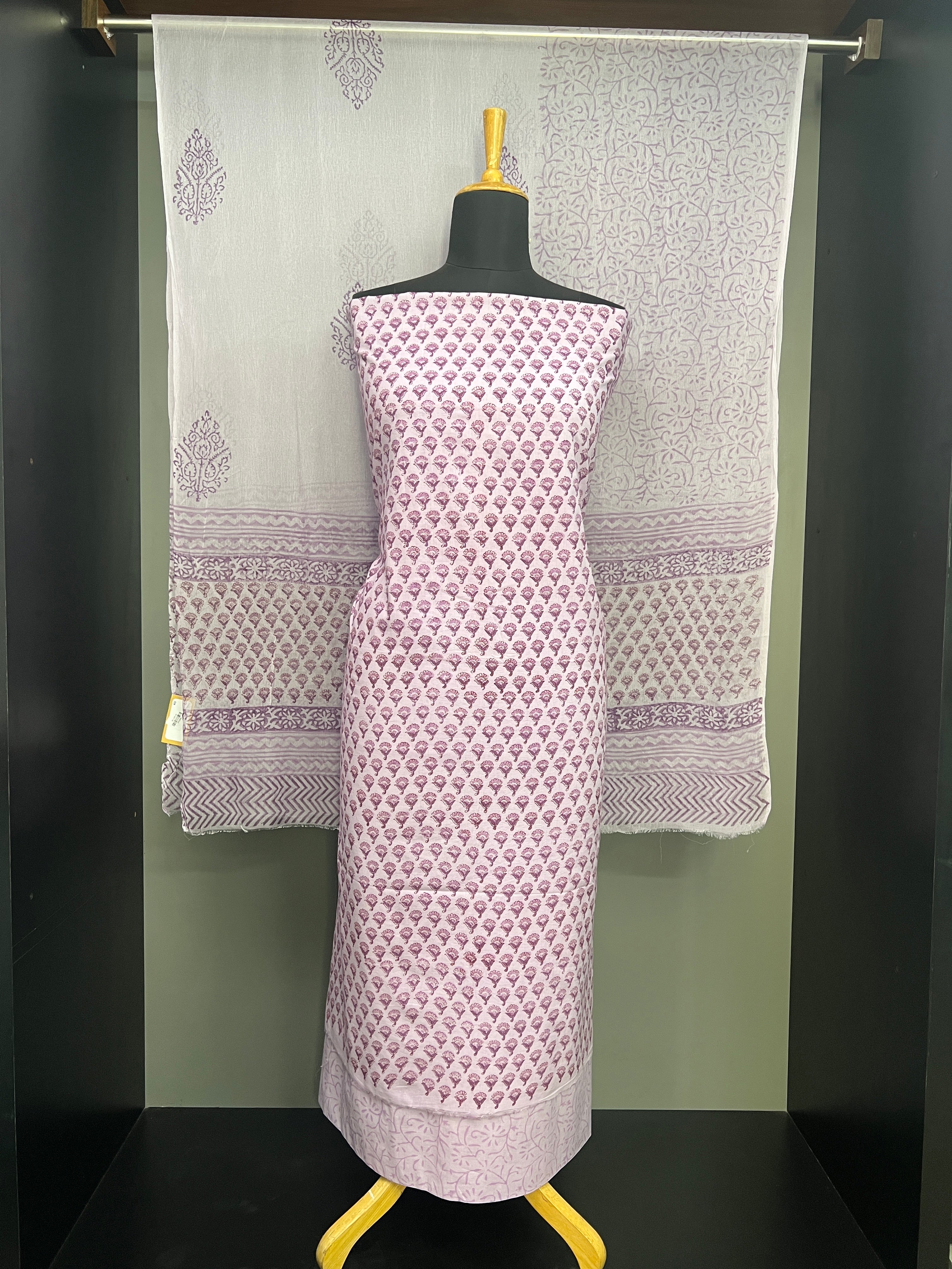 Floral Printed Cotton Salwar Set | VFC504