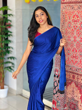 Ajrakh Detailed Modal Silk Saree | JT168