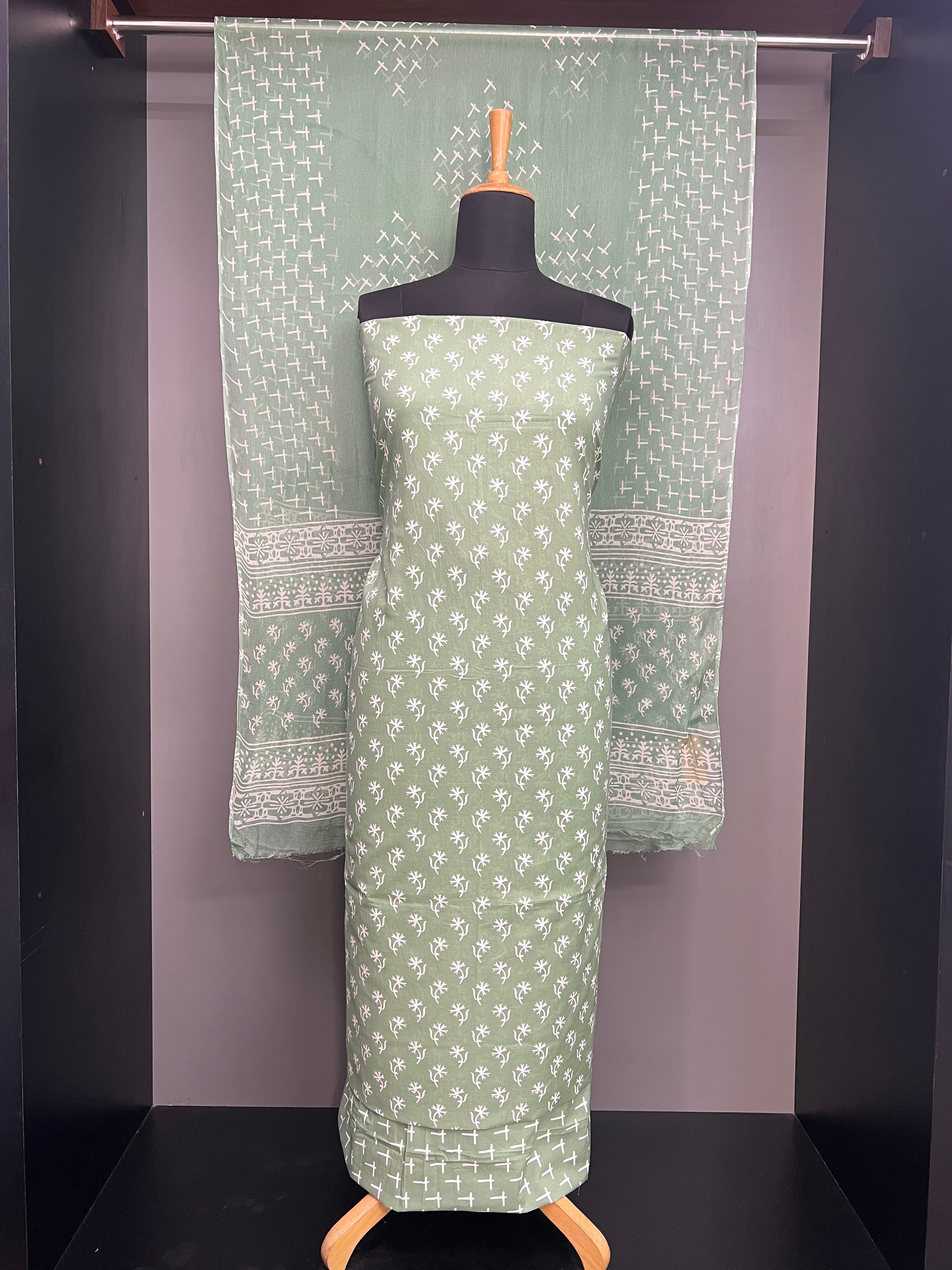 Printed Cotton Salwar Set | VFC521