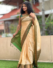 Geometrical Weaving Border Semi Silk Saree | SKT108