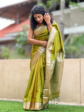 Geometrical Weaving Border Semi Silk Saree | SKT105