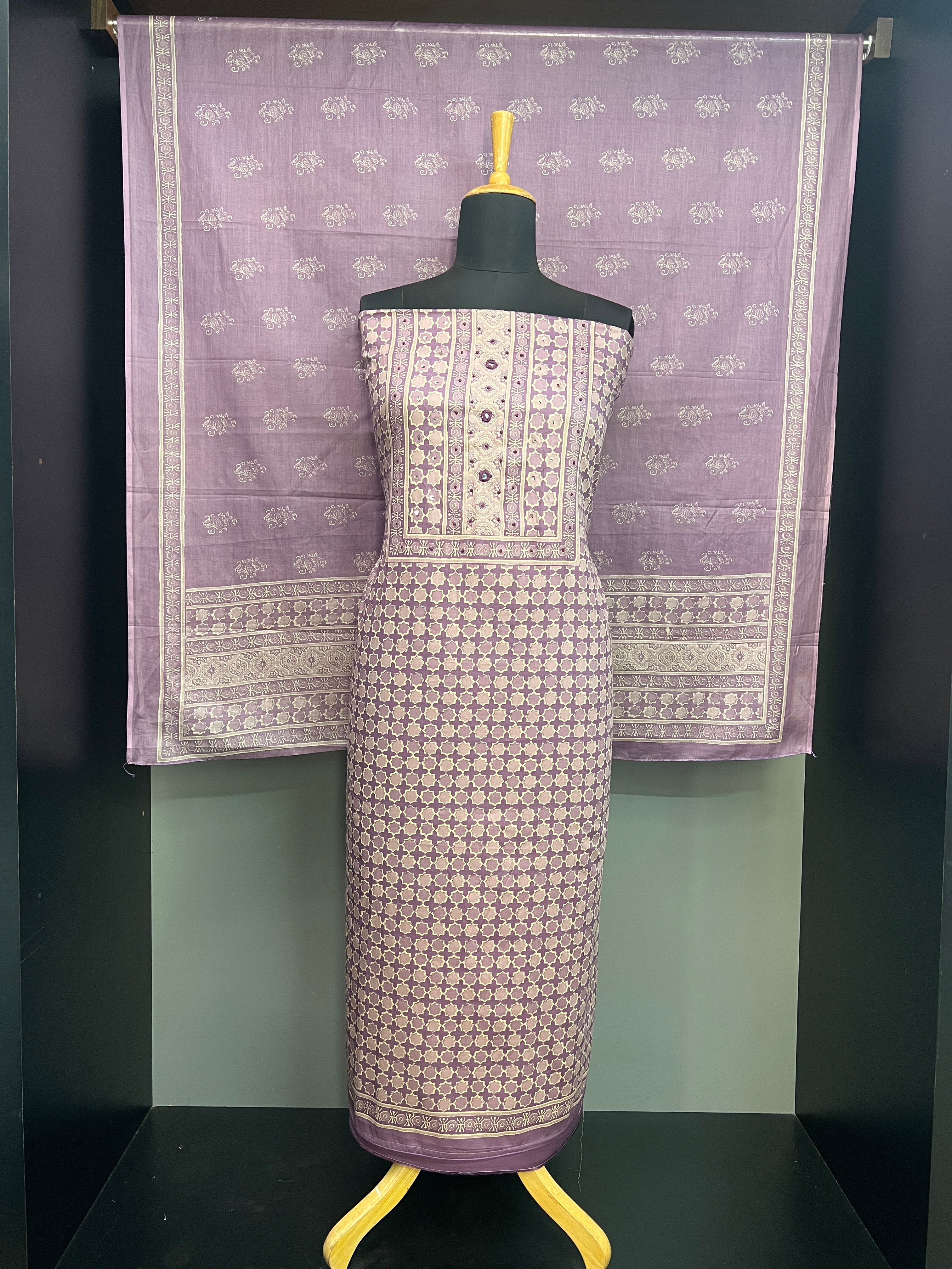 Digital Printed Cotton Salwar Set | SW2382