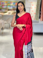 Ajrakh Detailed Modal Silk Saree | JT166