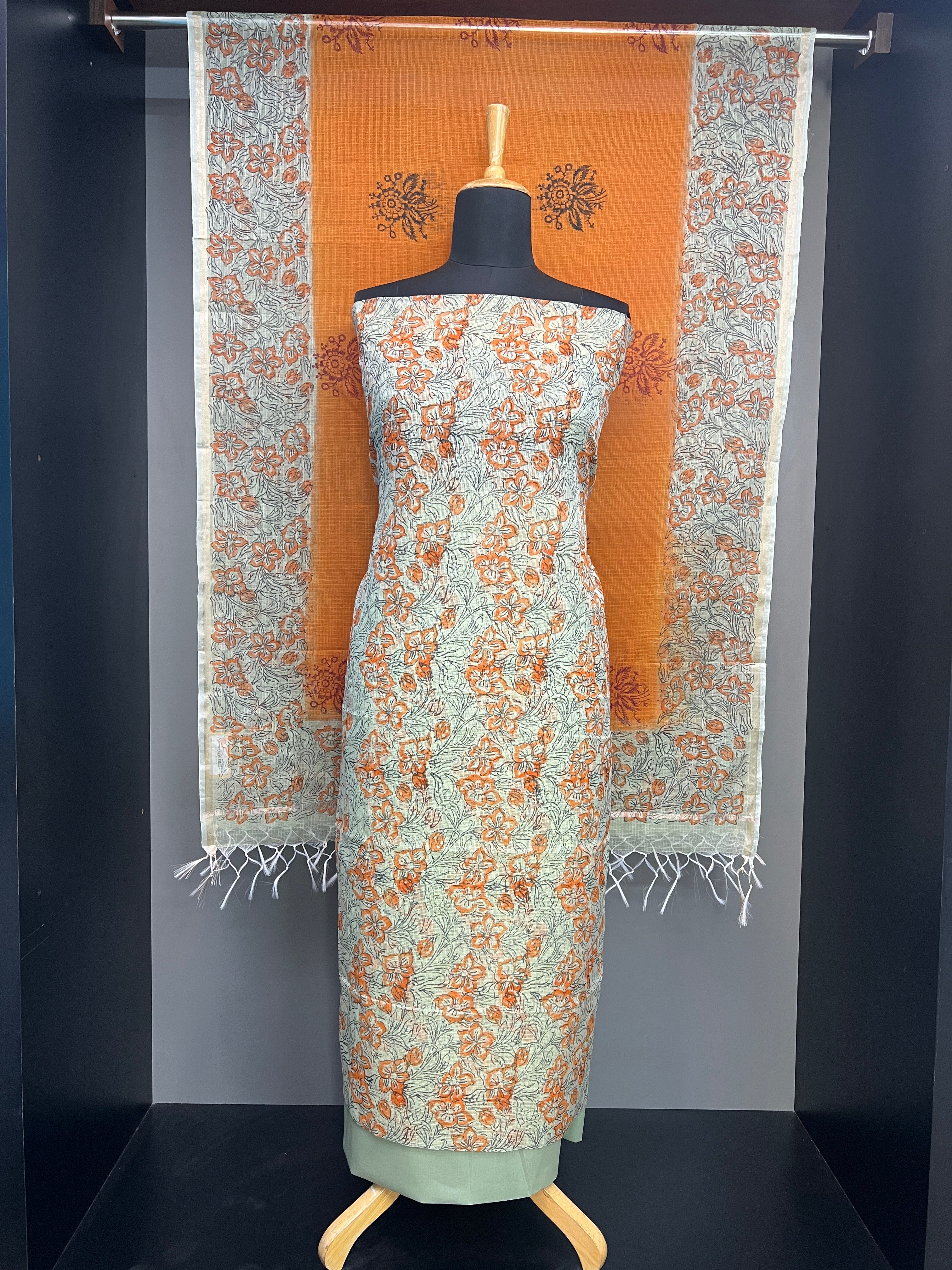 Floral Printed Kota Salwar Set | RK314