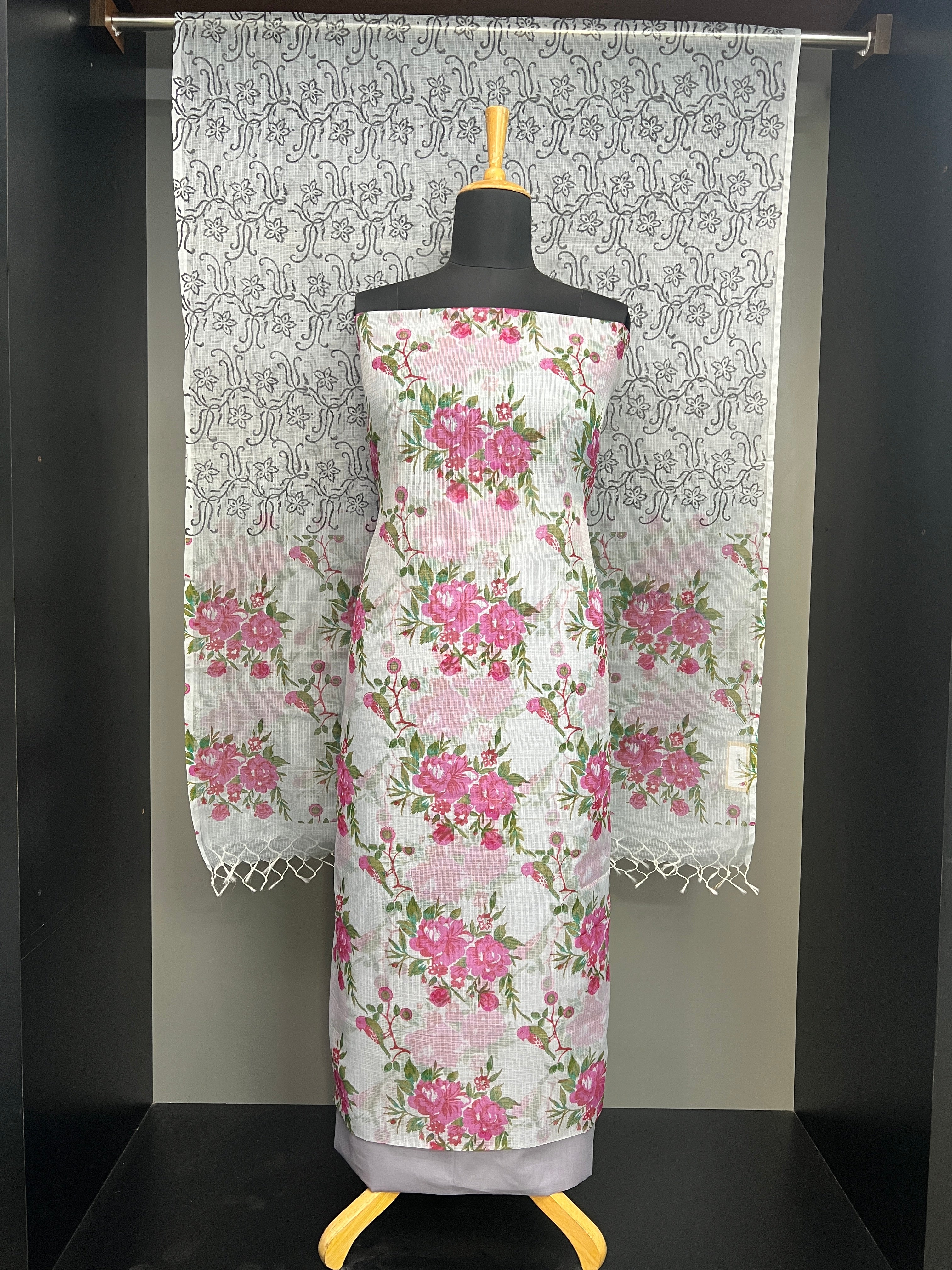 Floral Printed Kota Salwar Set | RK313