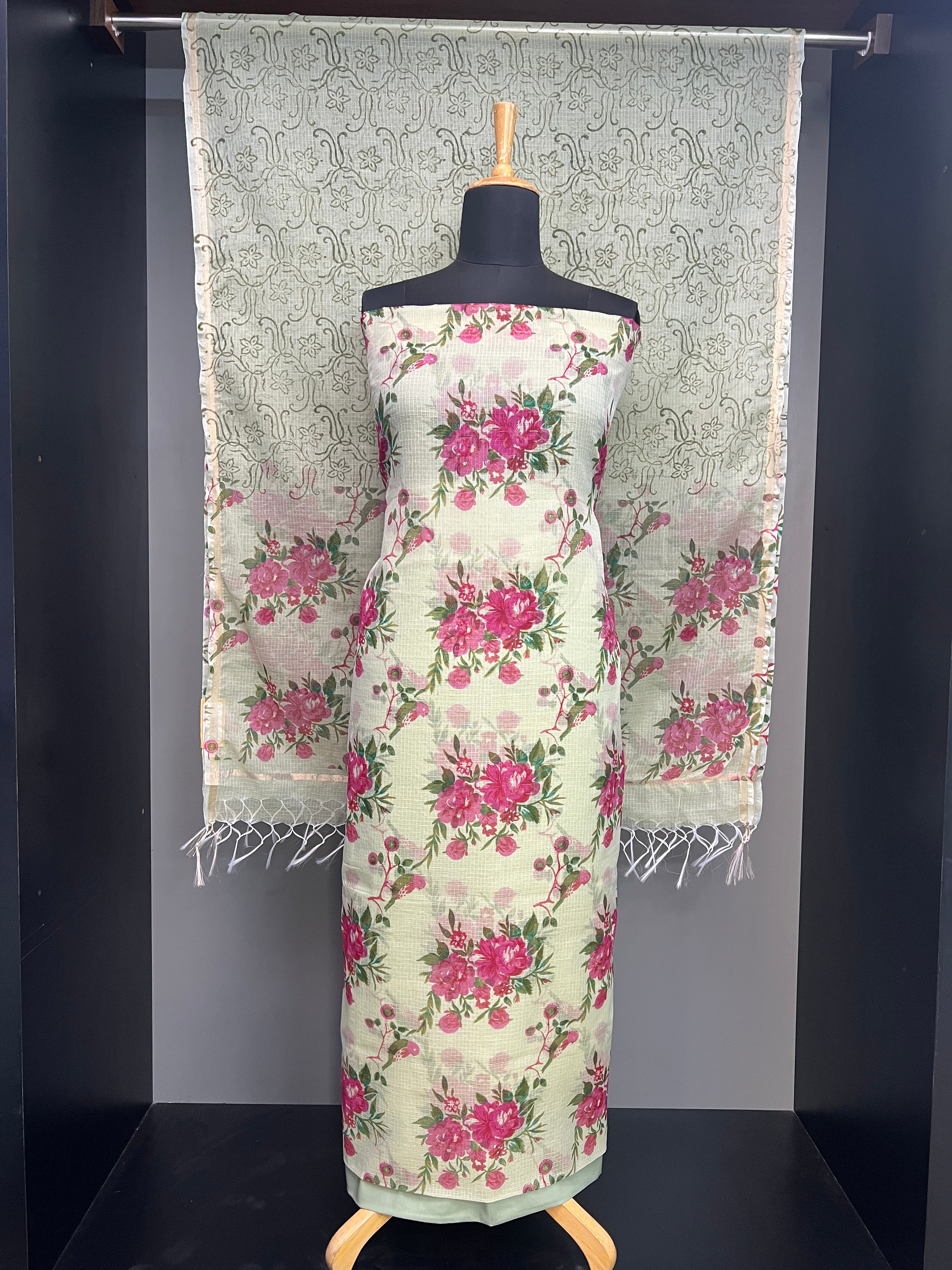 Floral Printed Kota Salwar Set | RK311