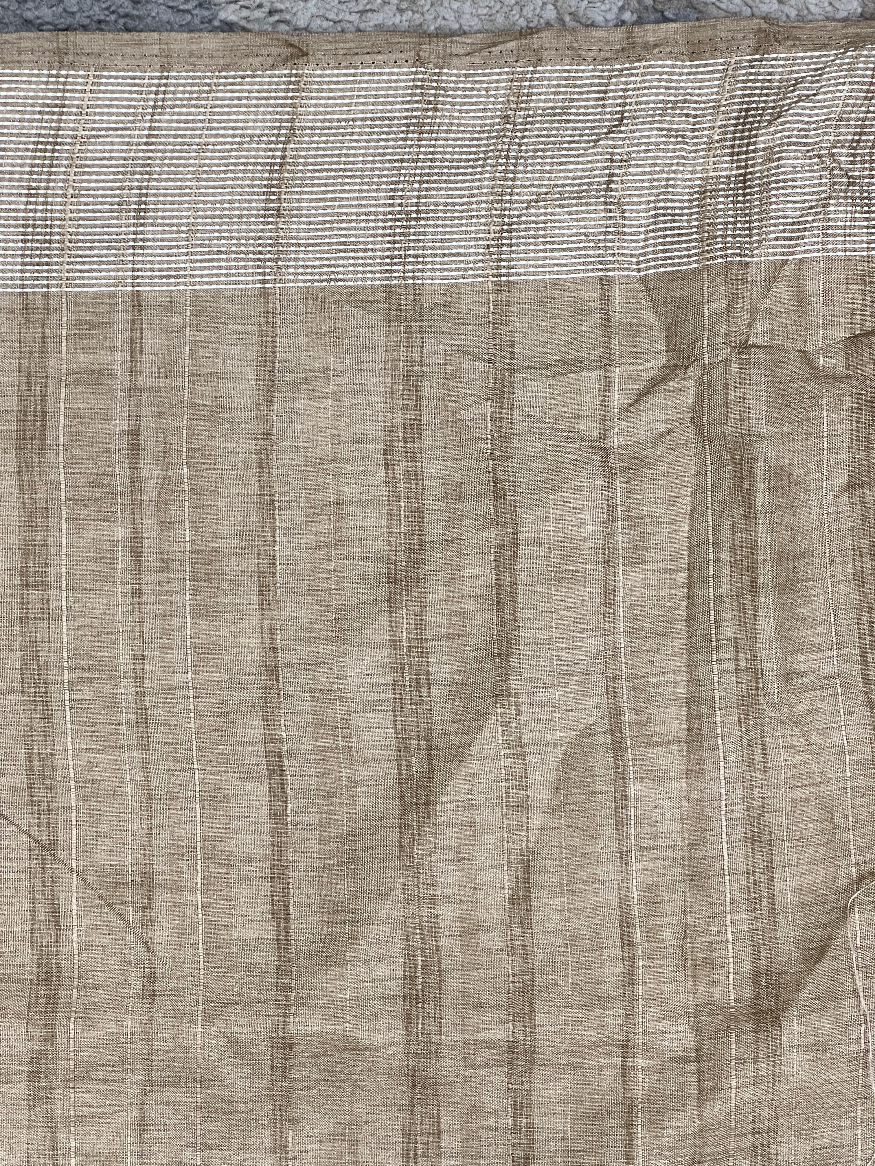 Embroidered Buta Woven Tussar Saree | SUN821