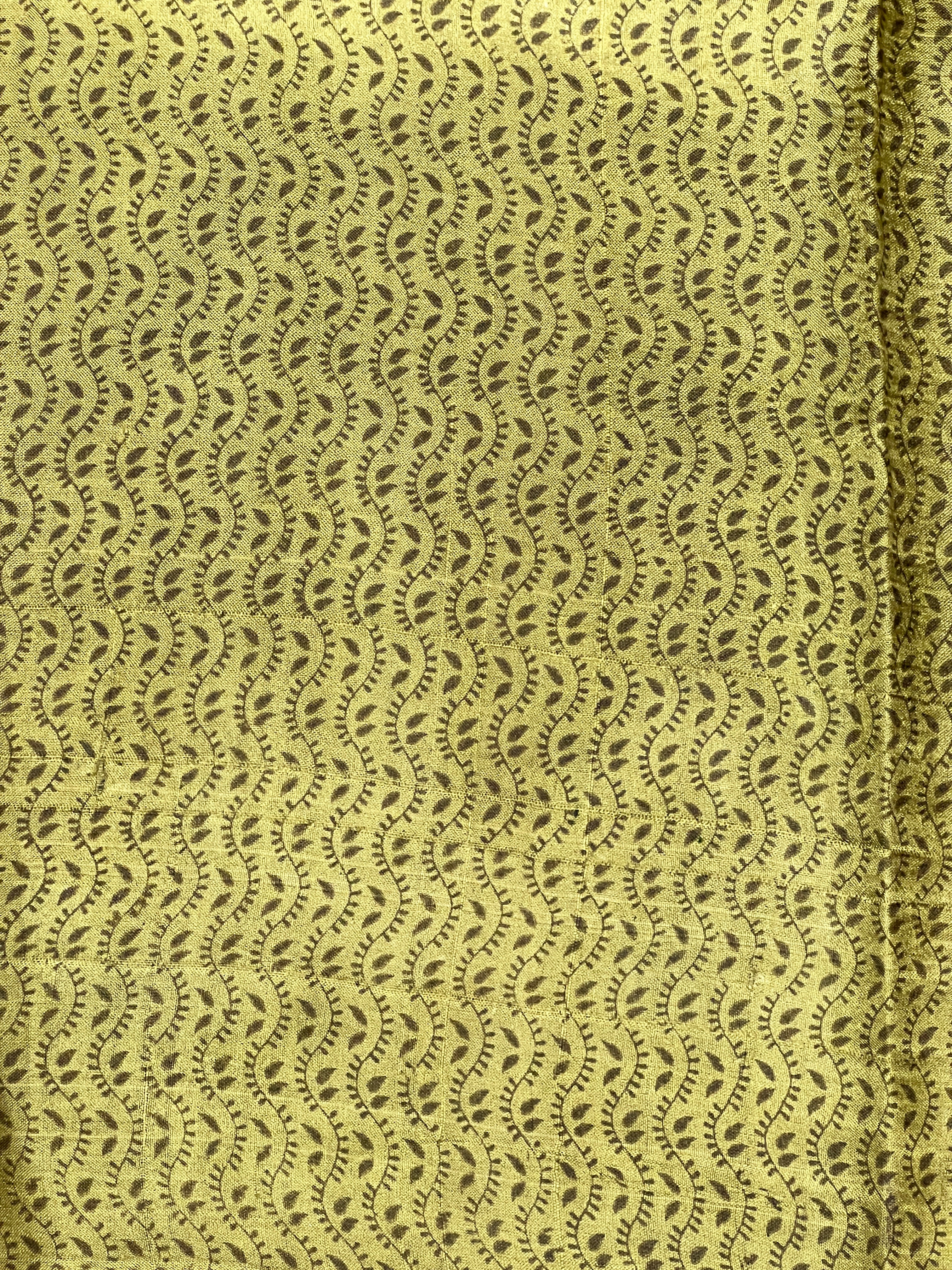 Floral Printed Tussar Saree | NLM243