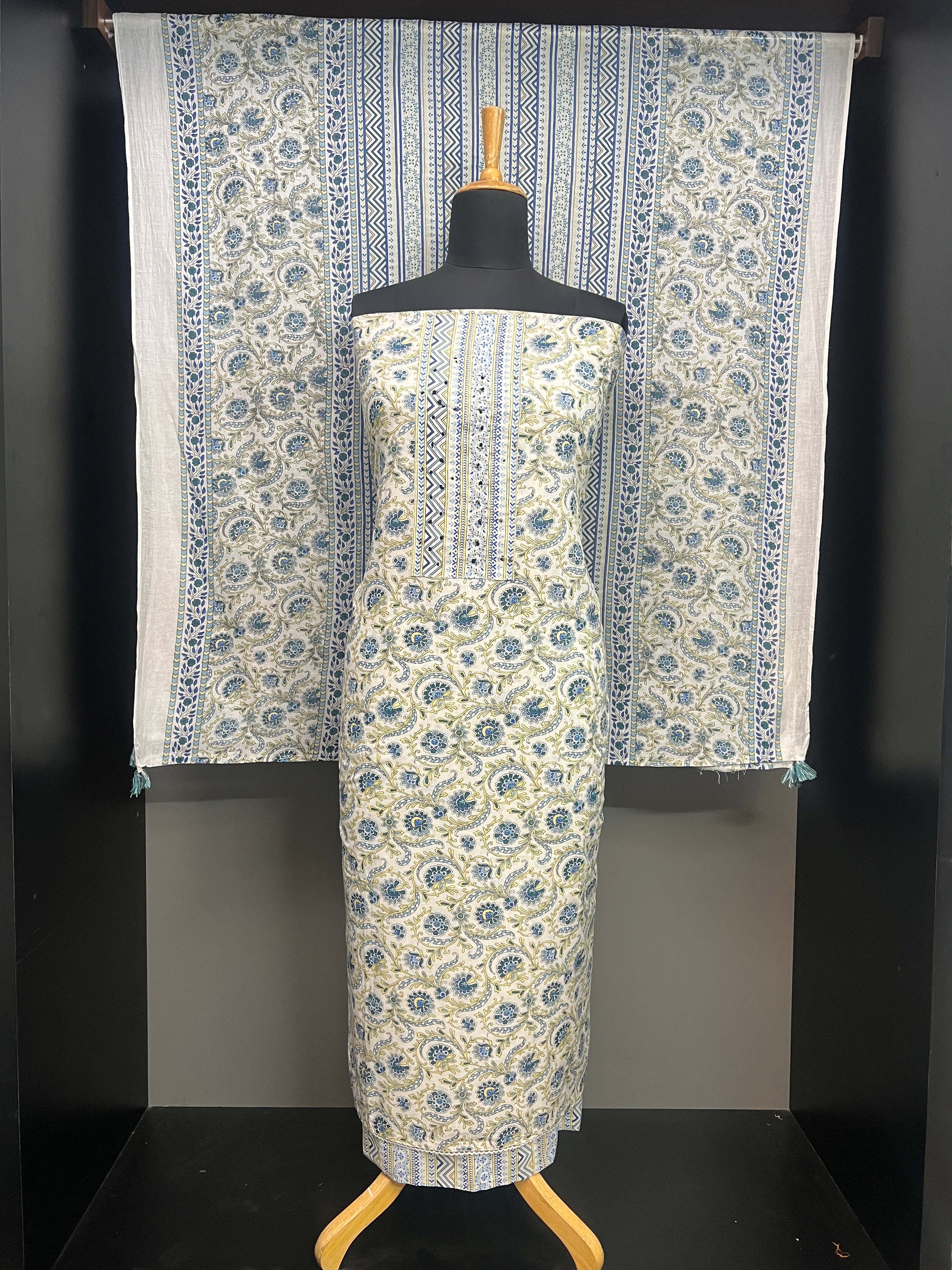 Floral Printed Cotton Salwar Set | SW2350