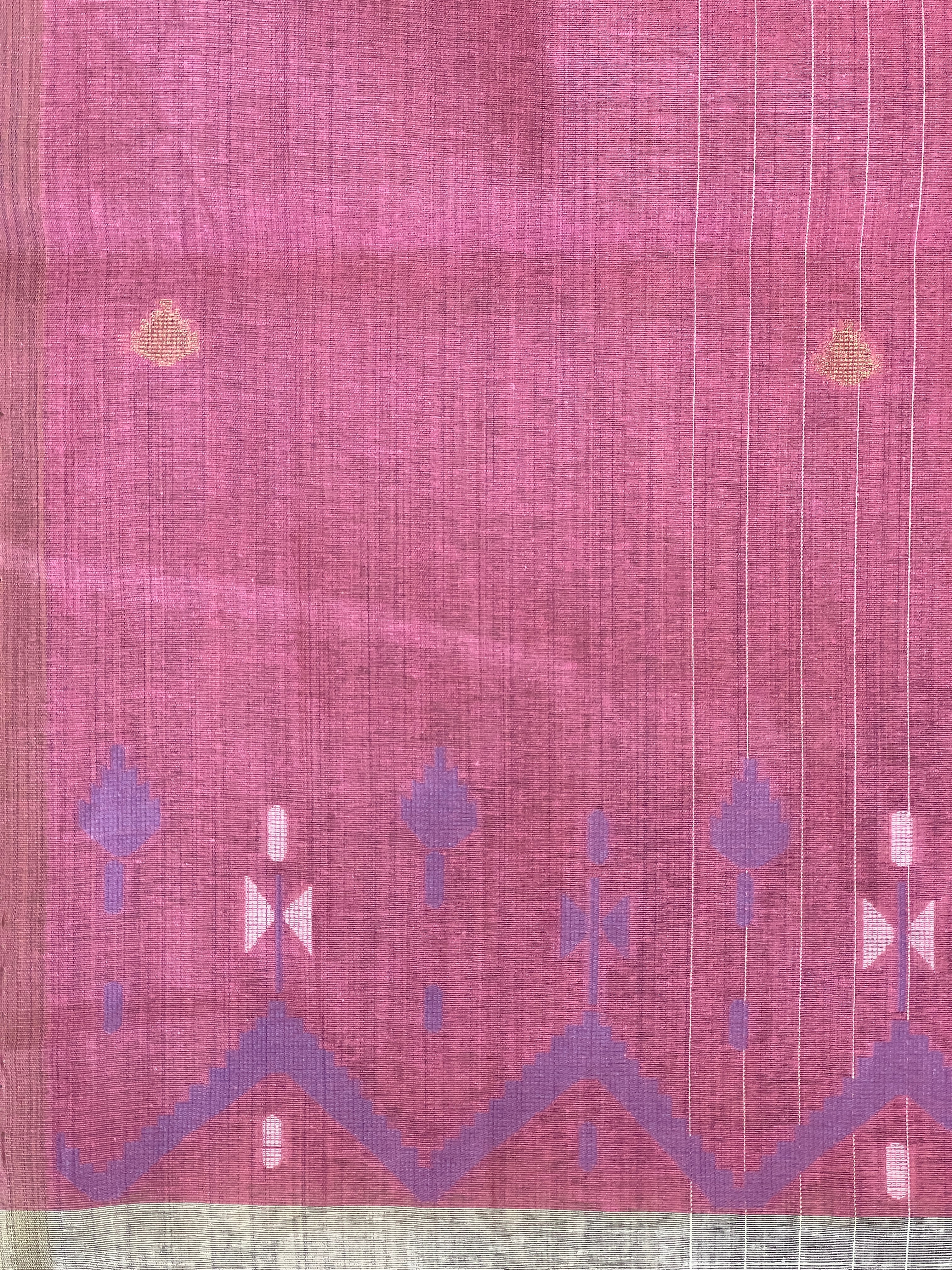 Jamdani Woven Chanderi Saree | YNG902