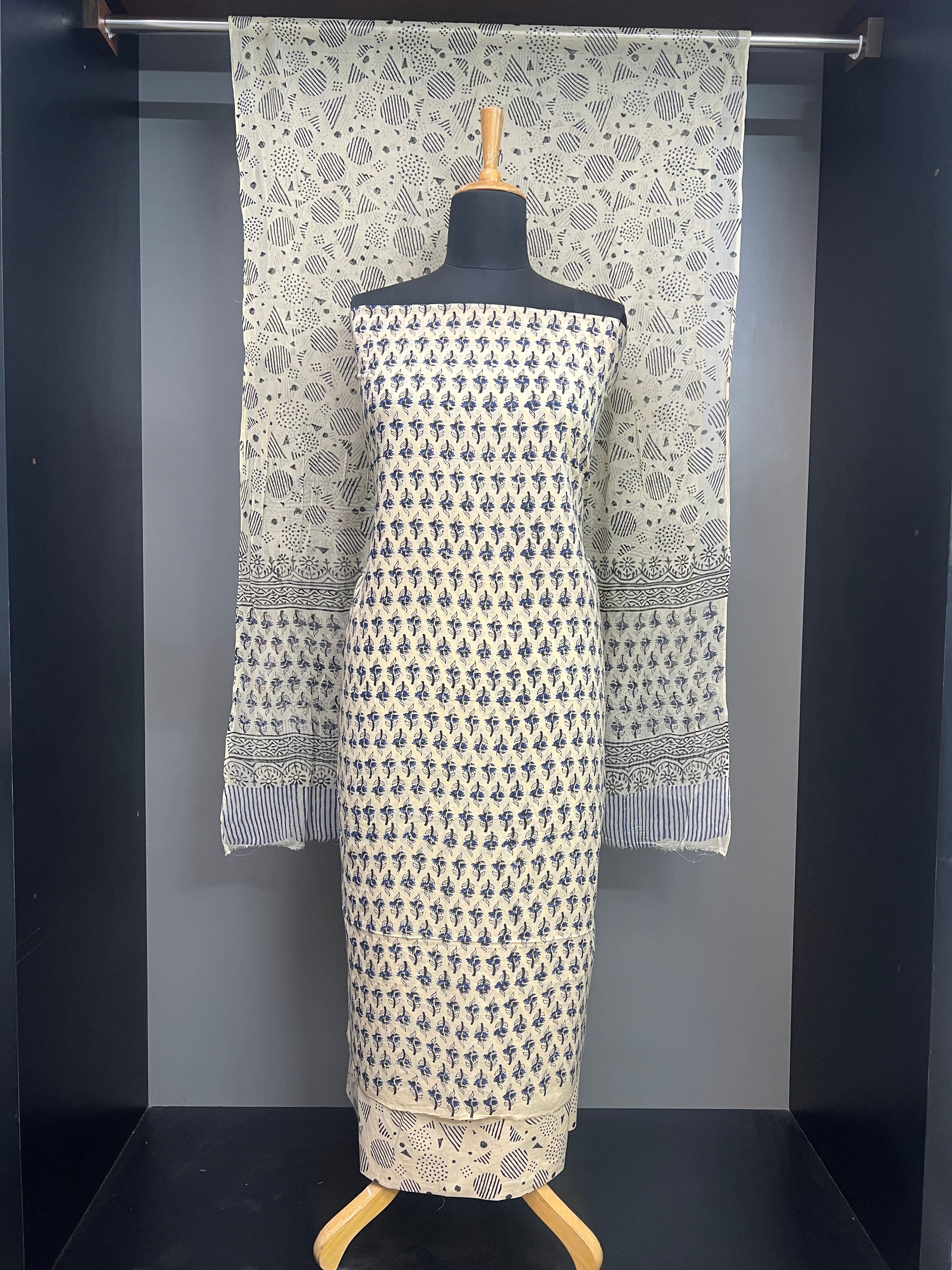 Printed Cotton Salwar Set | VFC523