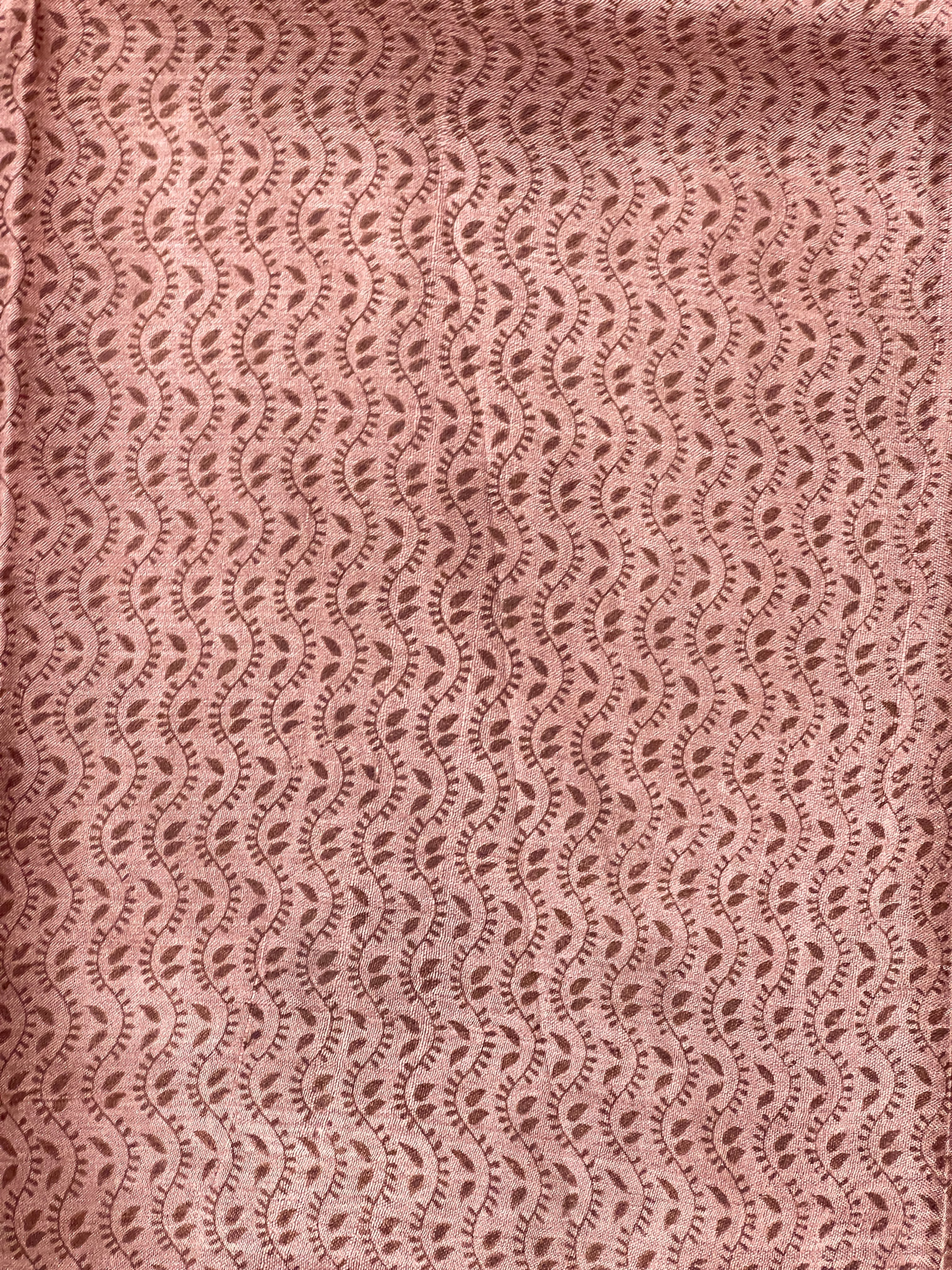 Floral Printed Tussar Saree | NLM242