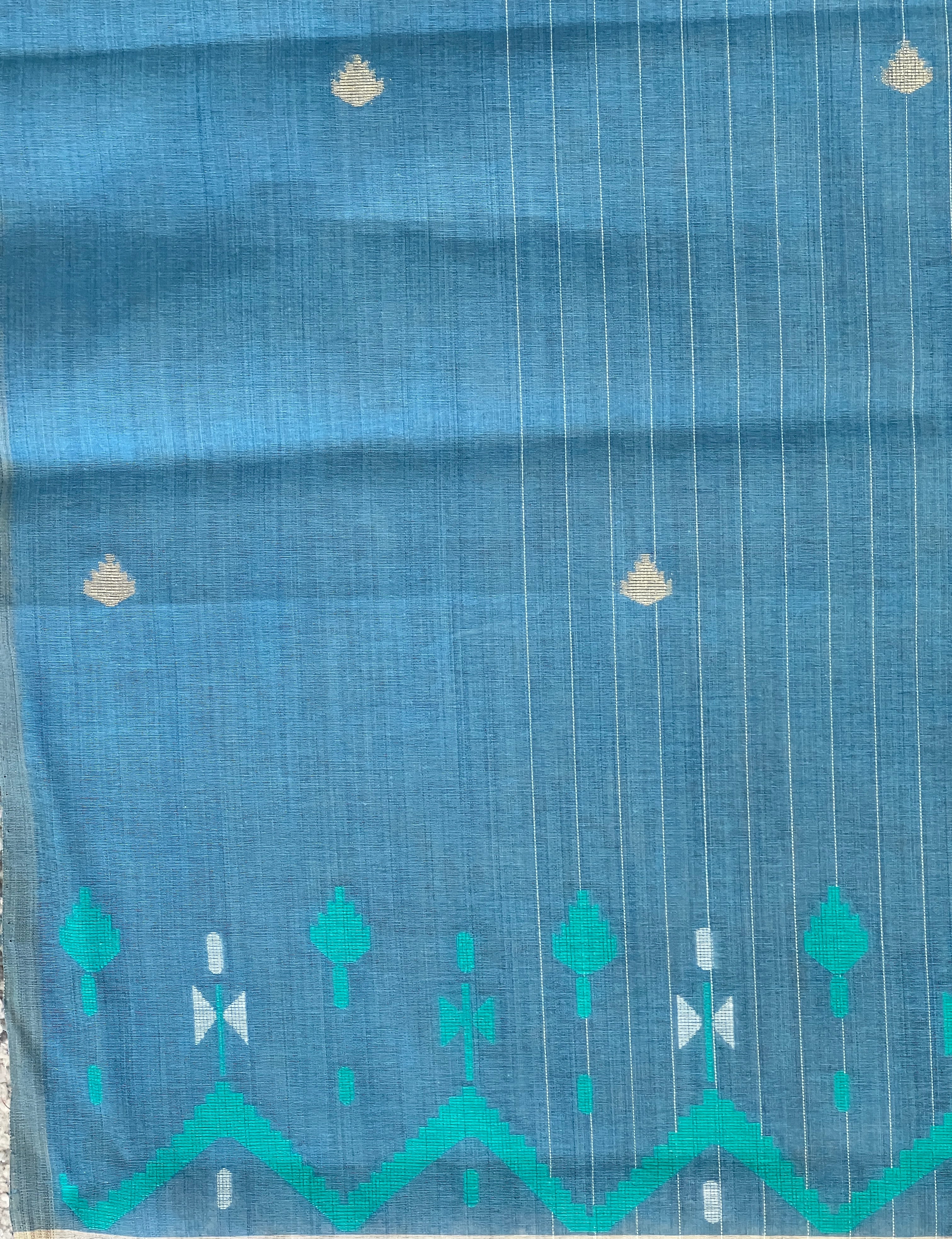 Jamdani Woven Chanderi Saree | YNG903