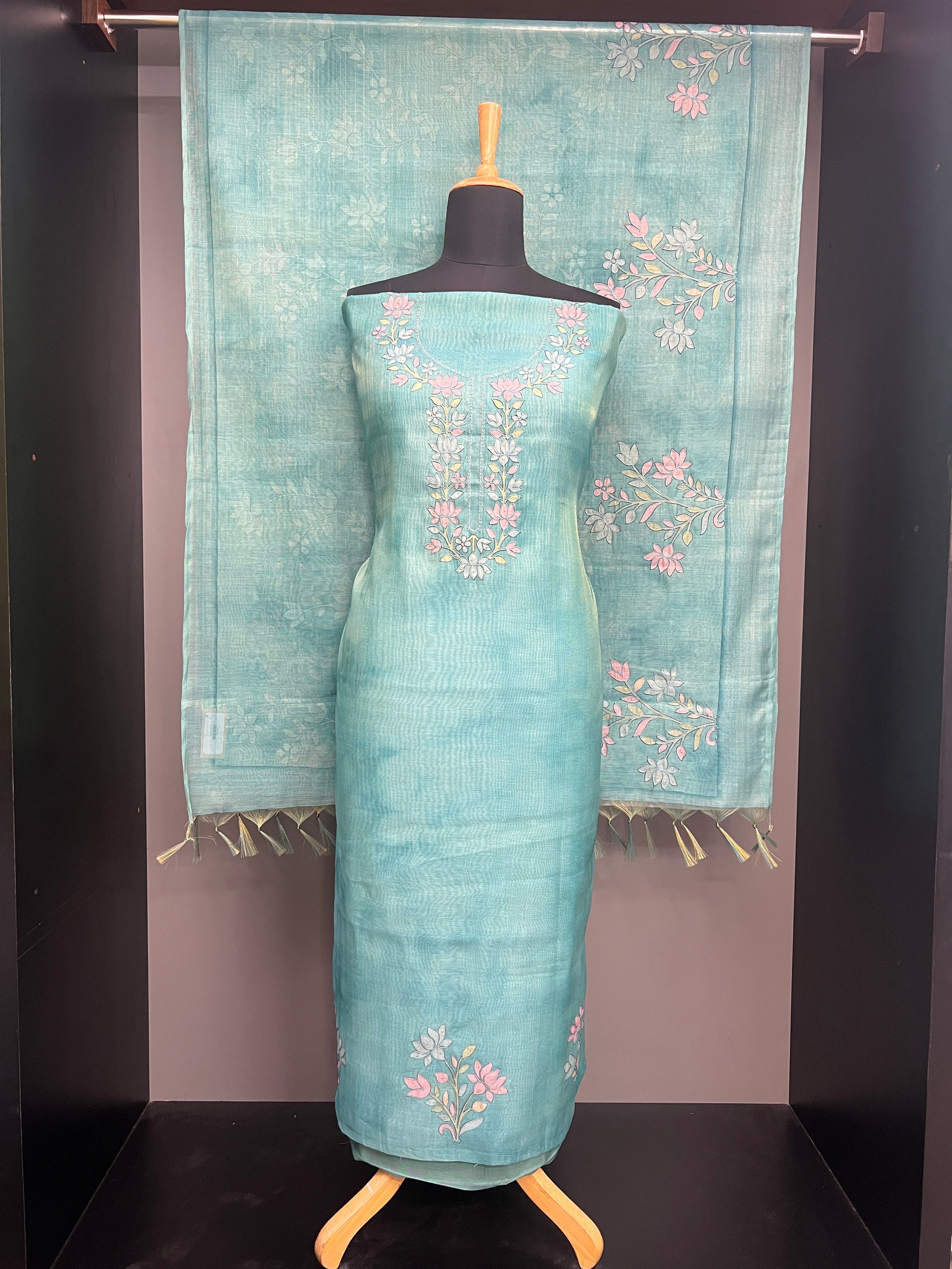 Floral Printed Tissue Salwar Set | YNG1166