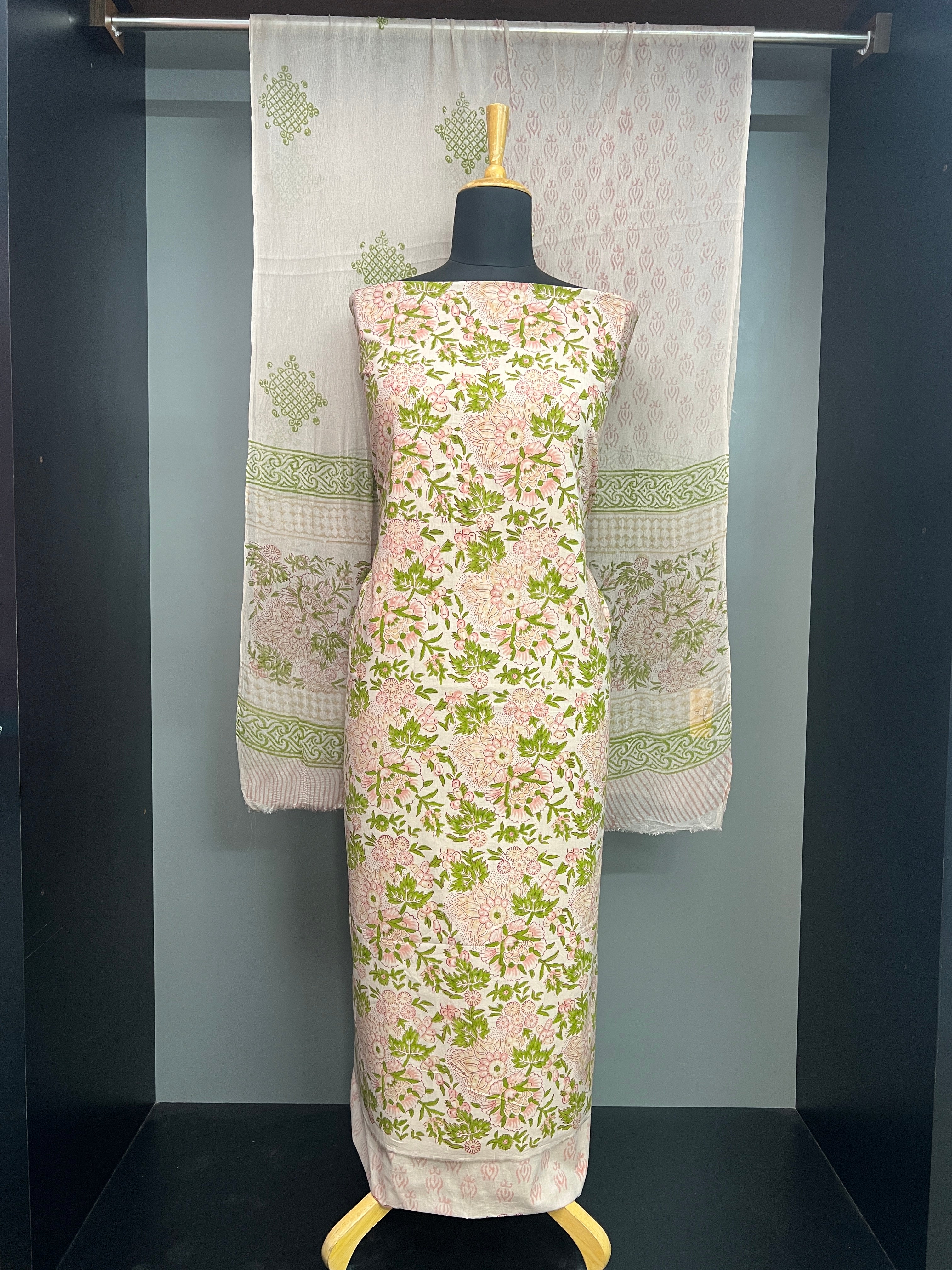 Floral Printed Cotton Salwar Set | VFC511